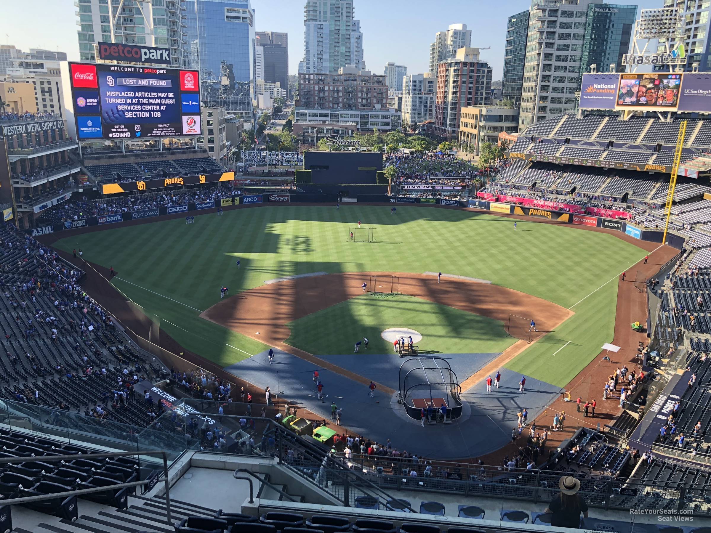 Section 302 at Dodger Stadium 