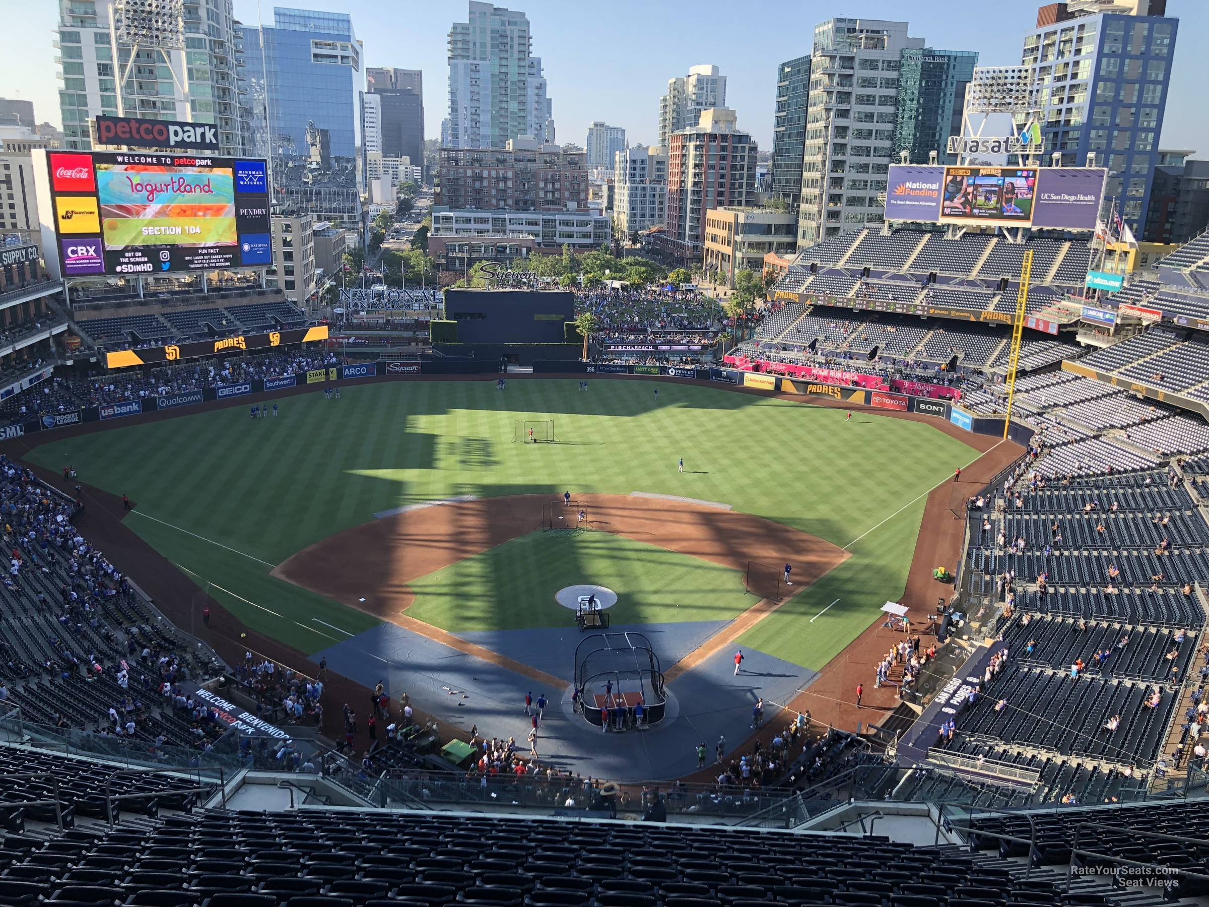 Section 302 at Dodger Stadium 