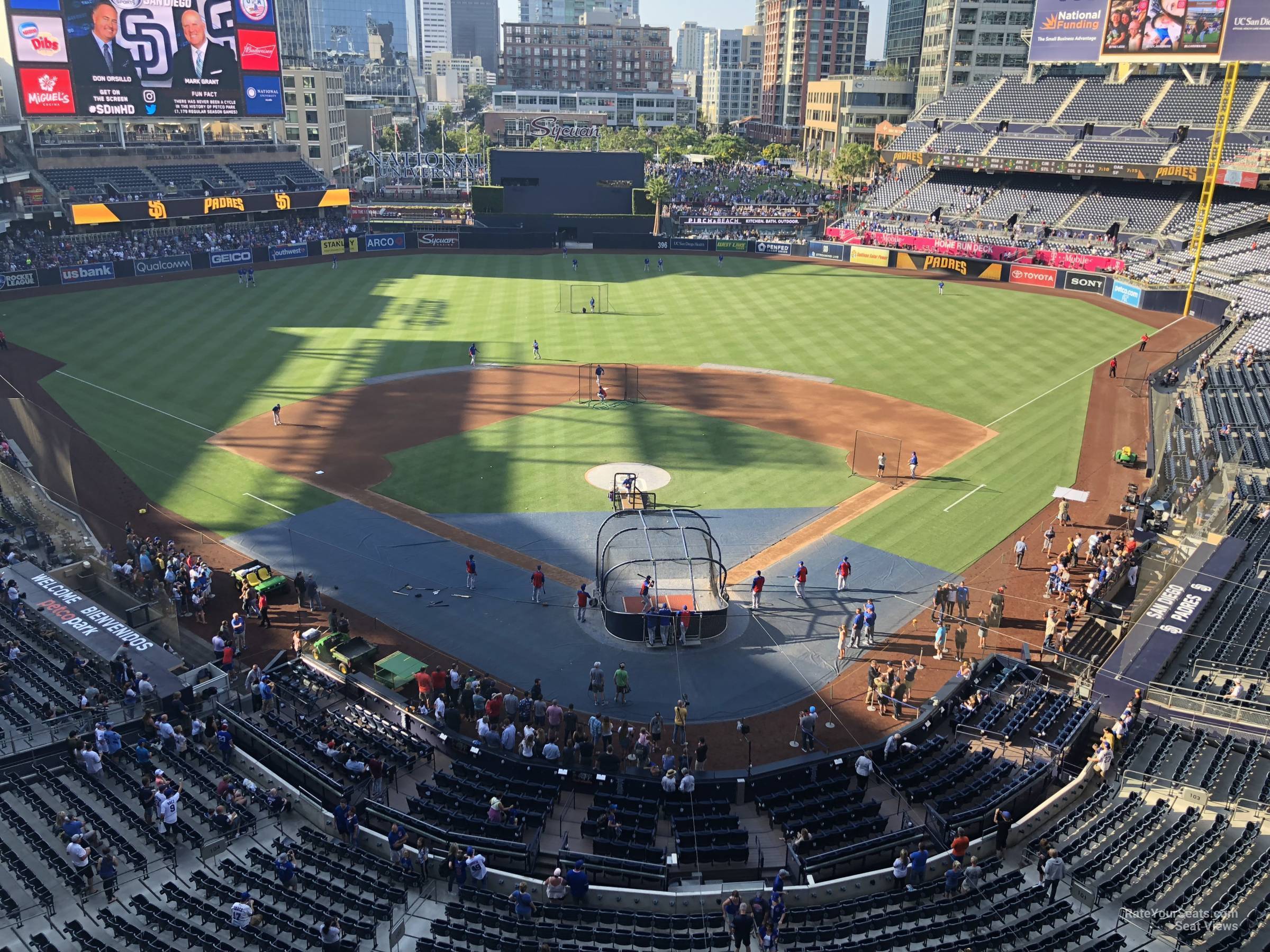 Section 302 at Dodger Stadium 