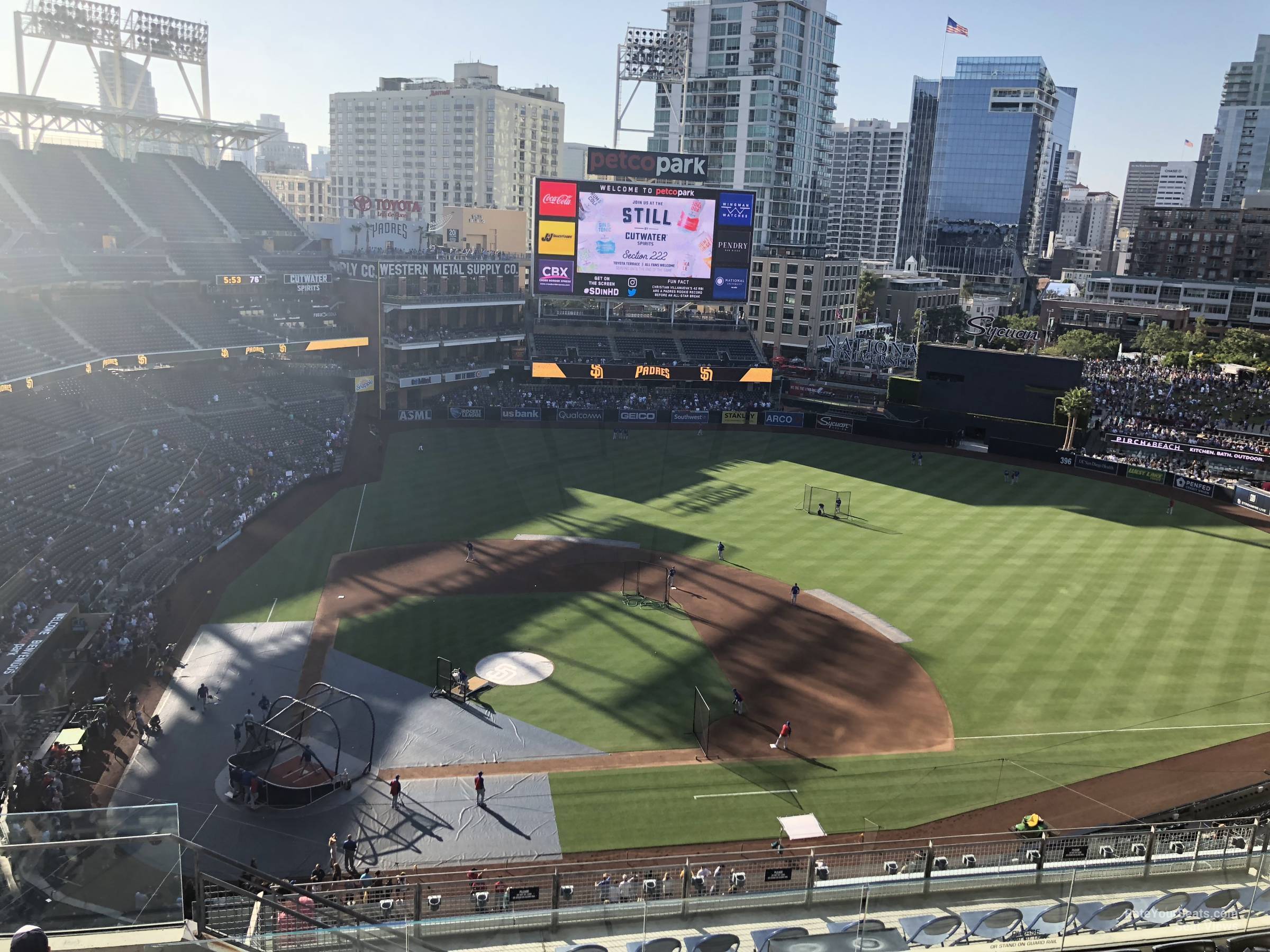 section 309, row 13 seat view for baseball - petco park
