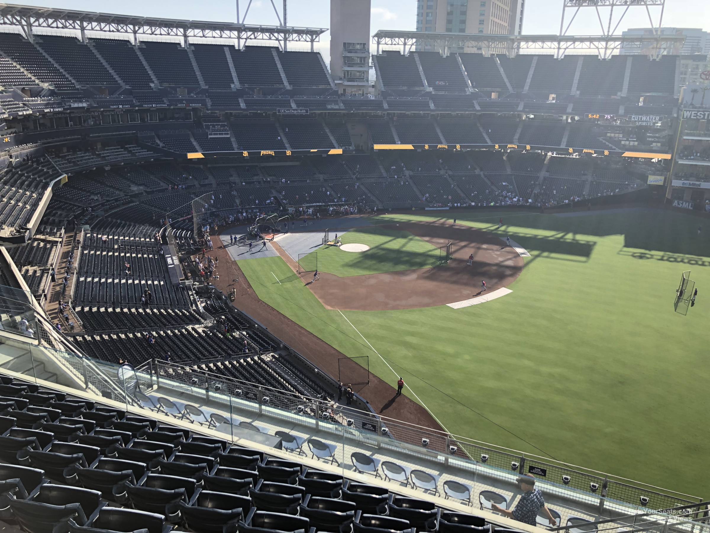 section 325, row 13 seat view  for baseball - petco park