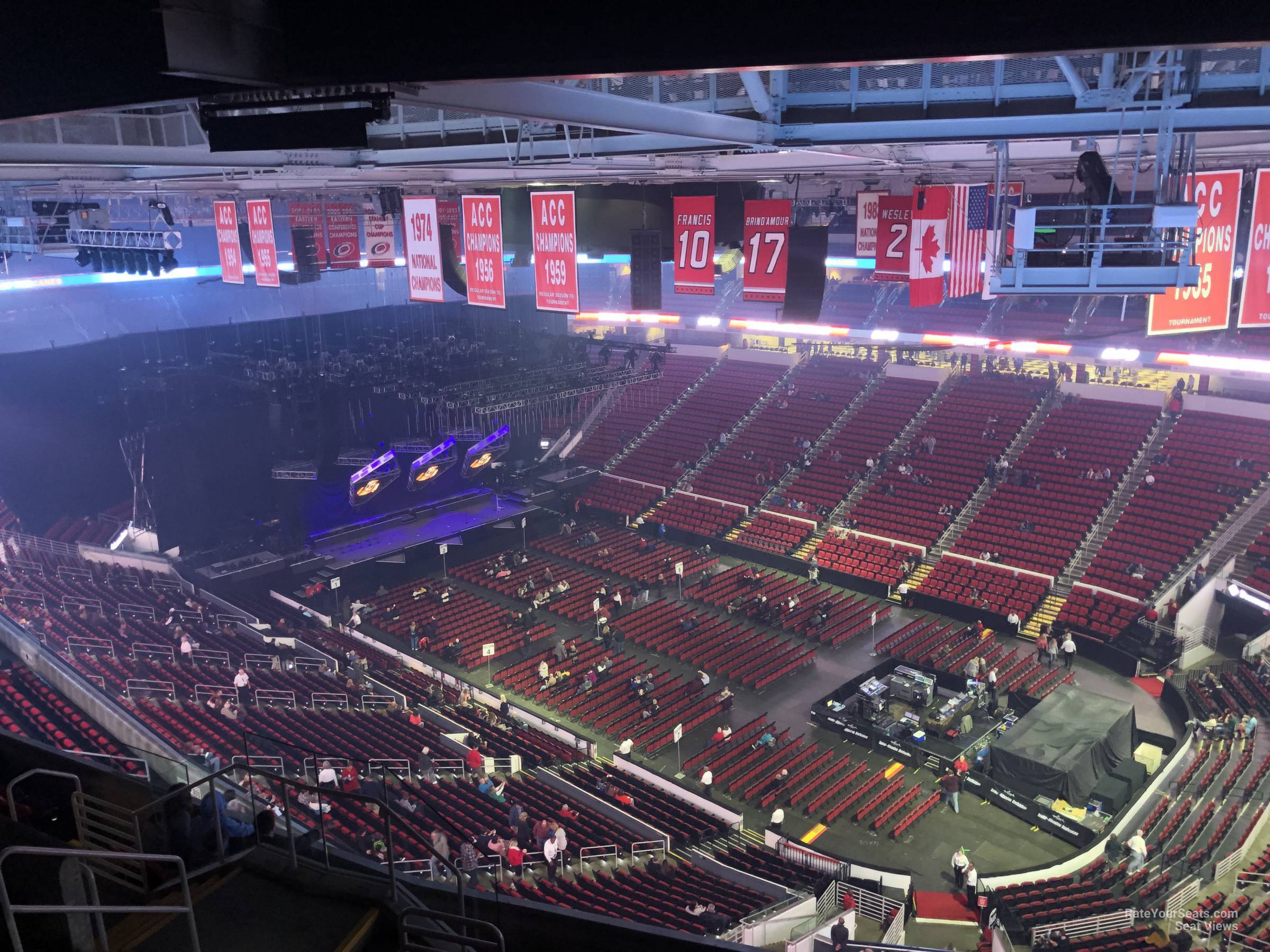 PNC Arena Section 338 Concert Seating