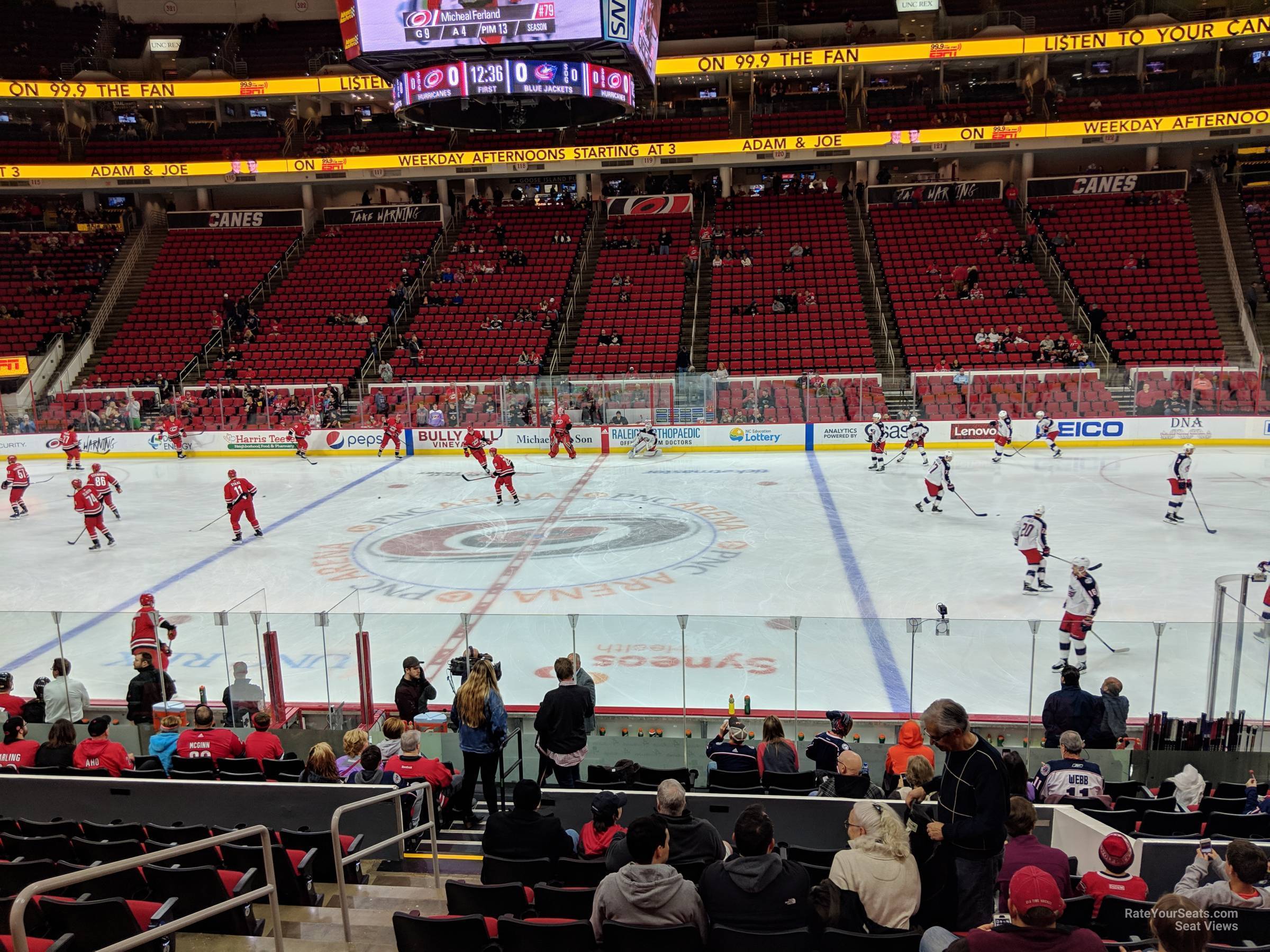 PNC Arena Section 103 - Carolina Hurricanes - RateYourSeats.com