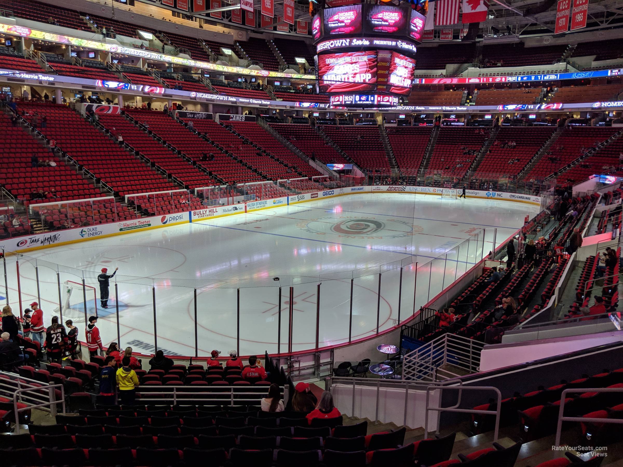 Section 109 at PNC Arena