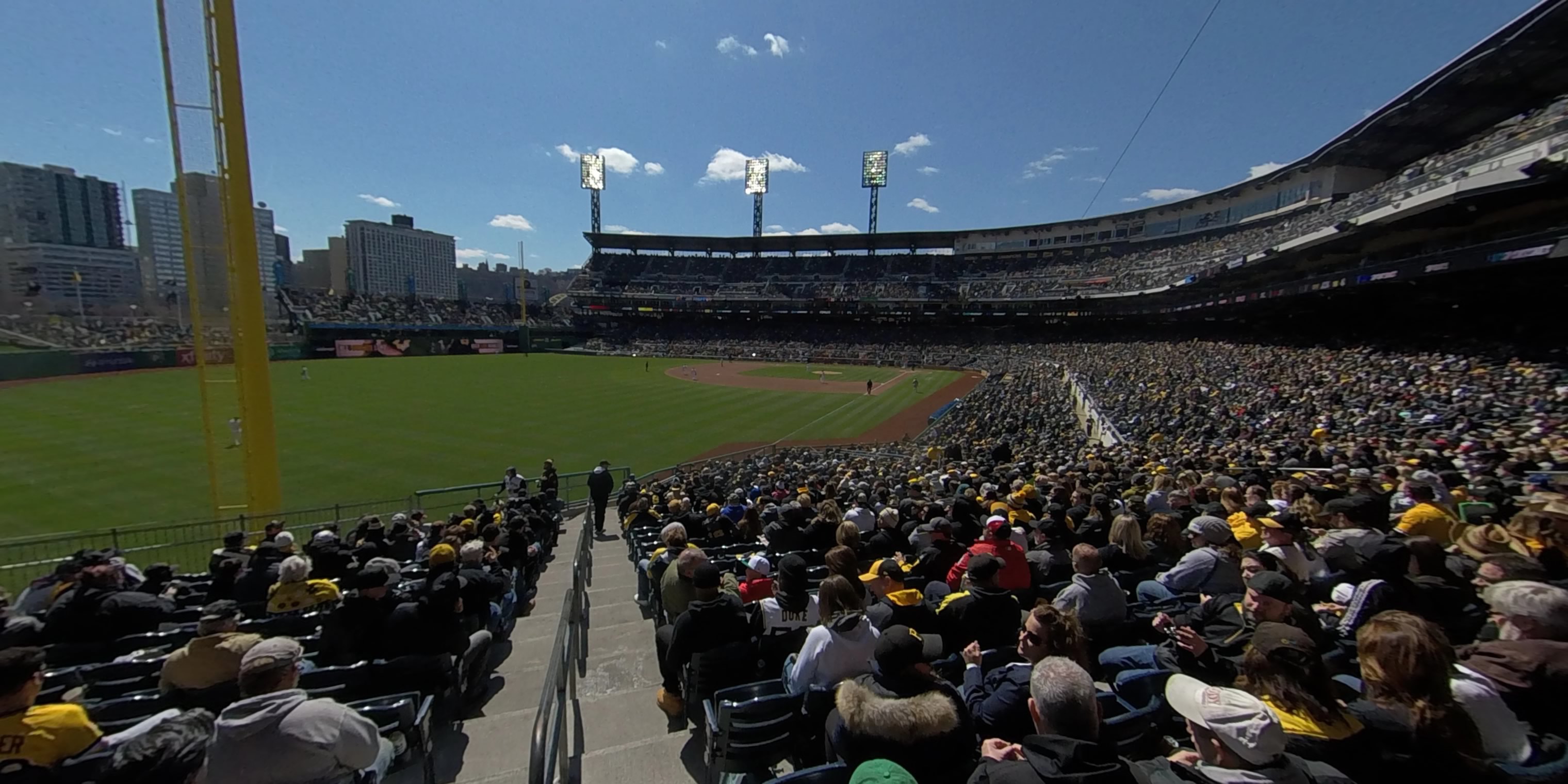section 132 panoramic seat view  - pnc park