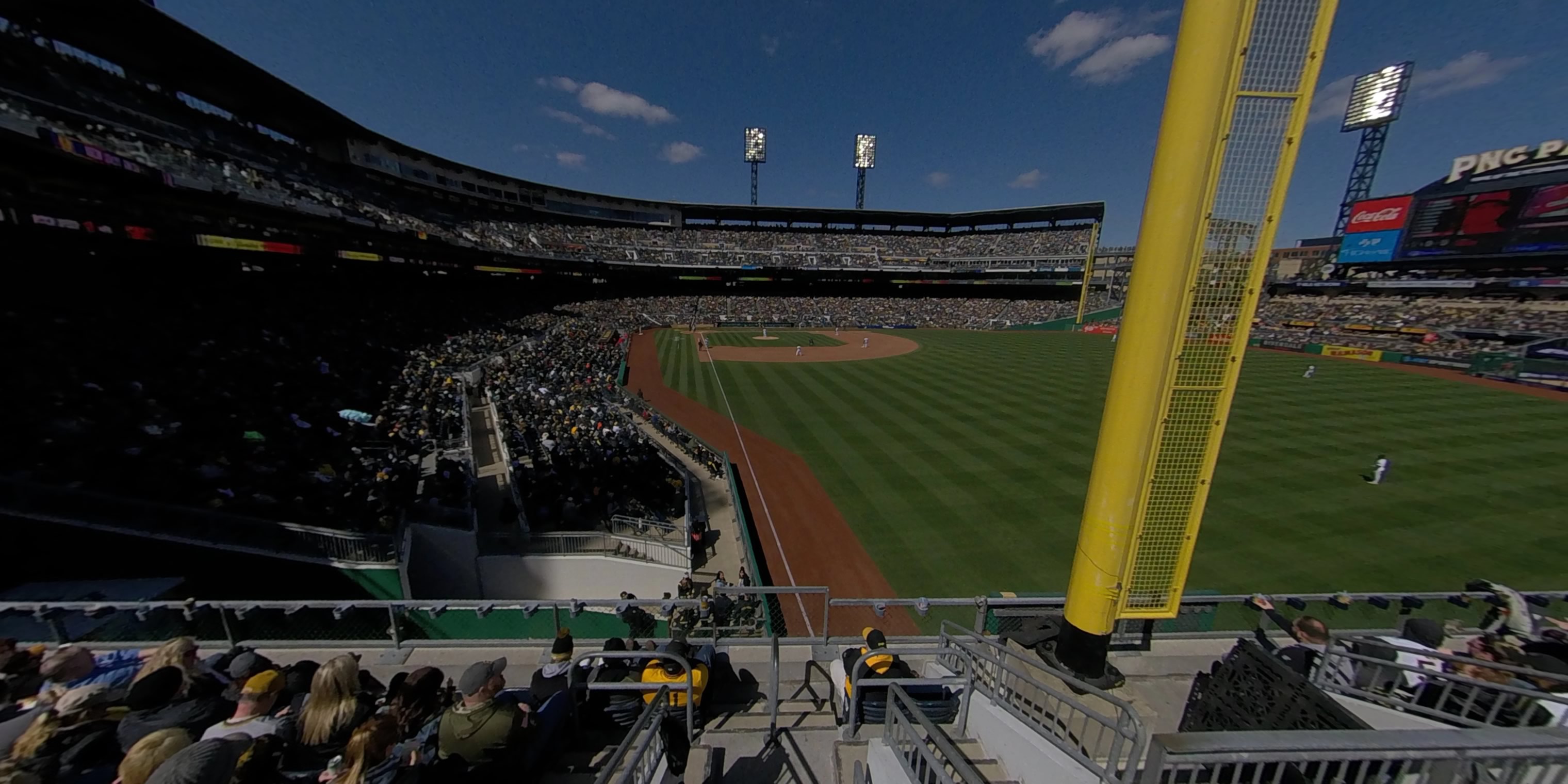 section 145 panoramic seat view  - pnc park