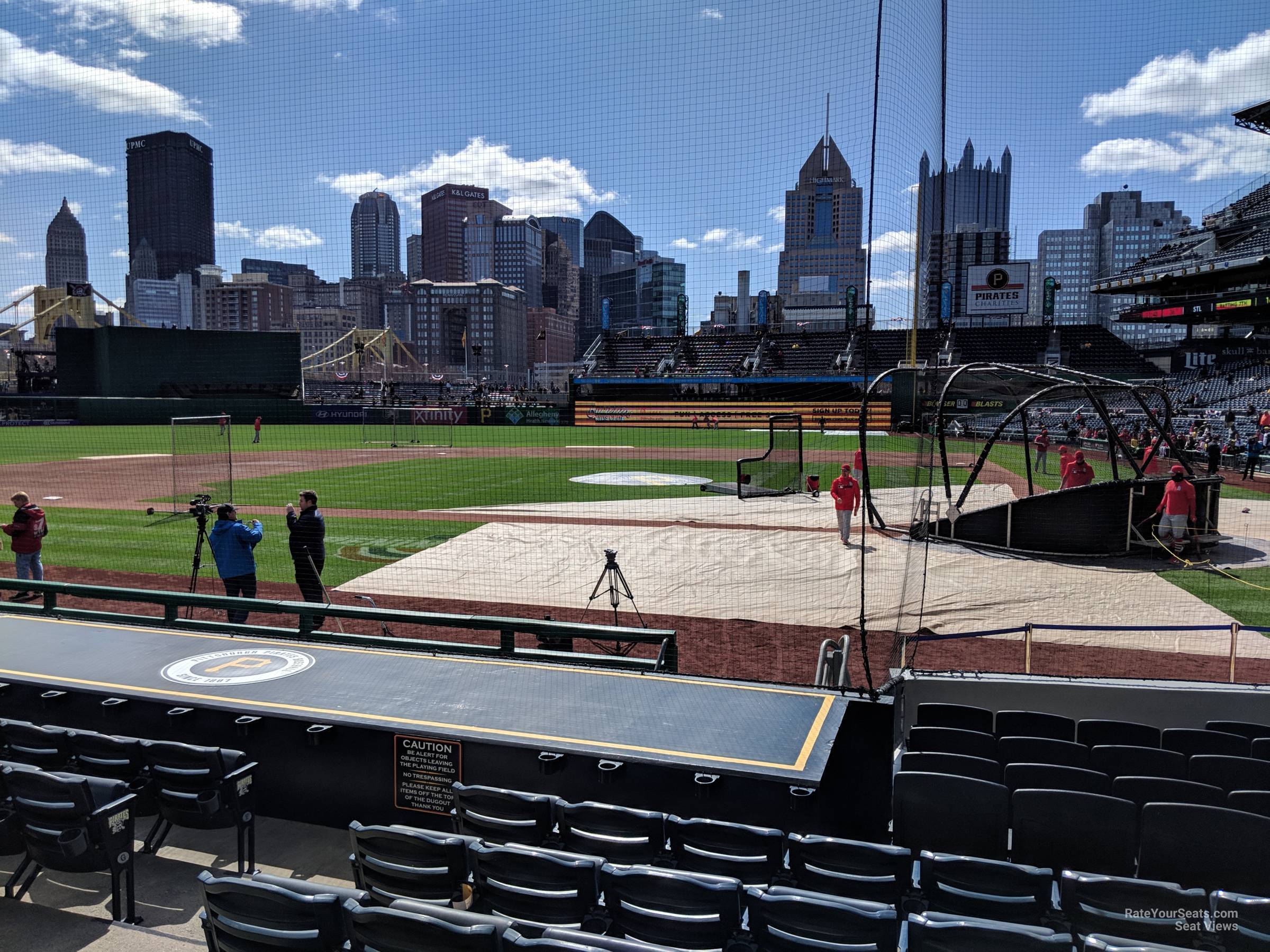 section 20, row m seat view  - pnc park