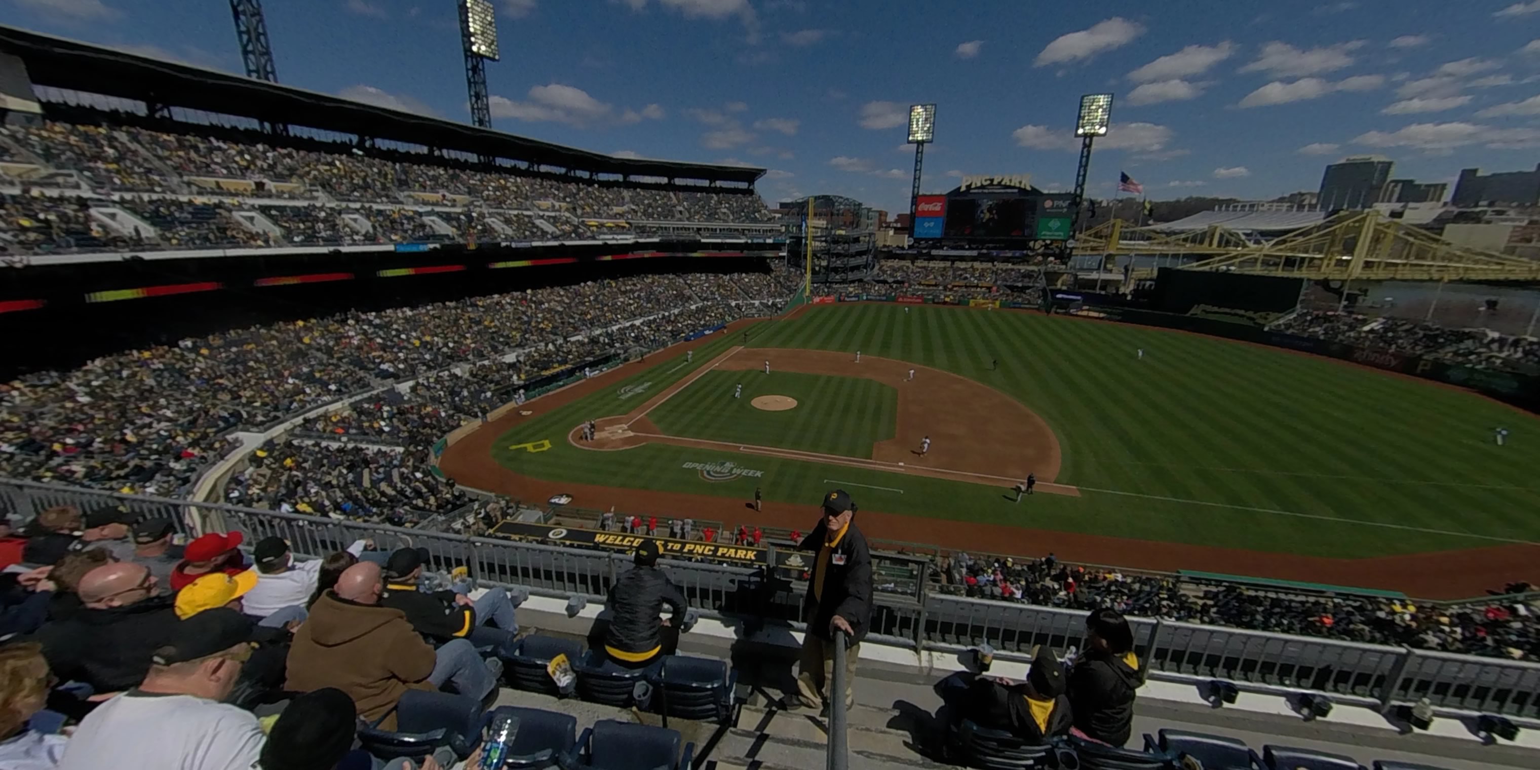 section 209 panoramic seat view  - pnc park