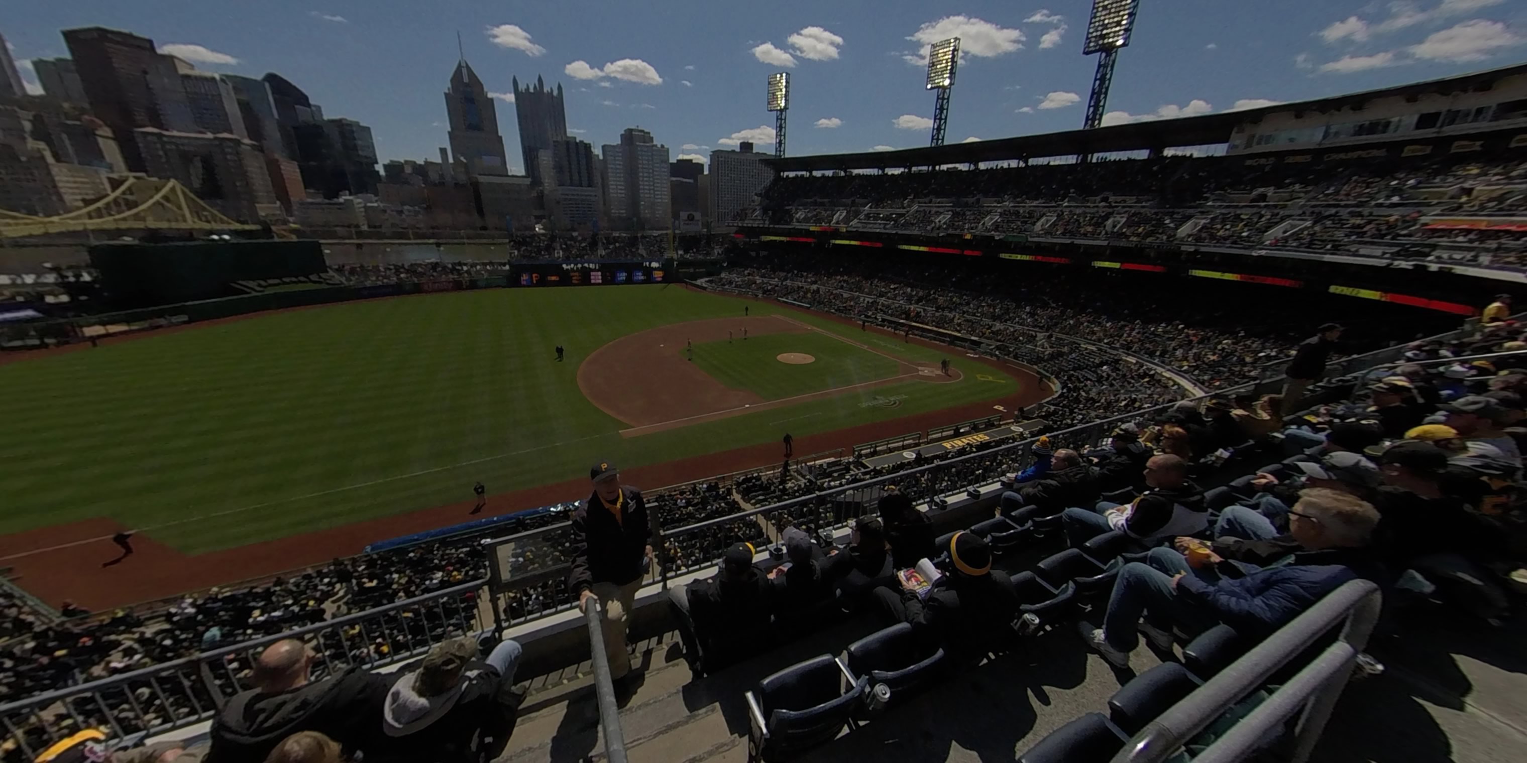 section 227 panoramic seat view  - pnc park