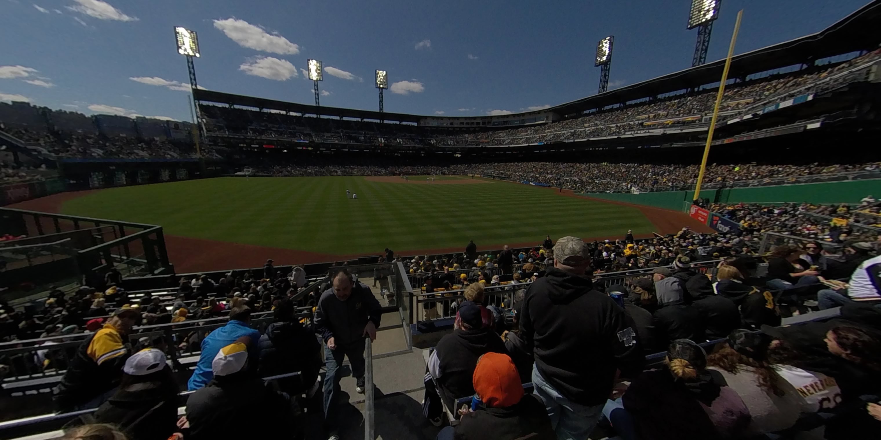 section 237 panoramic seat view  - pnc park