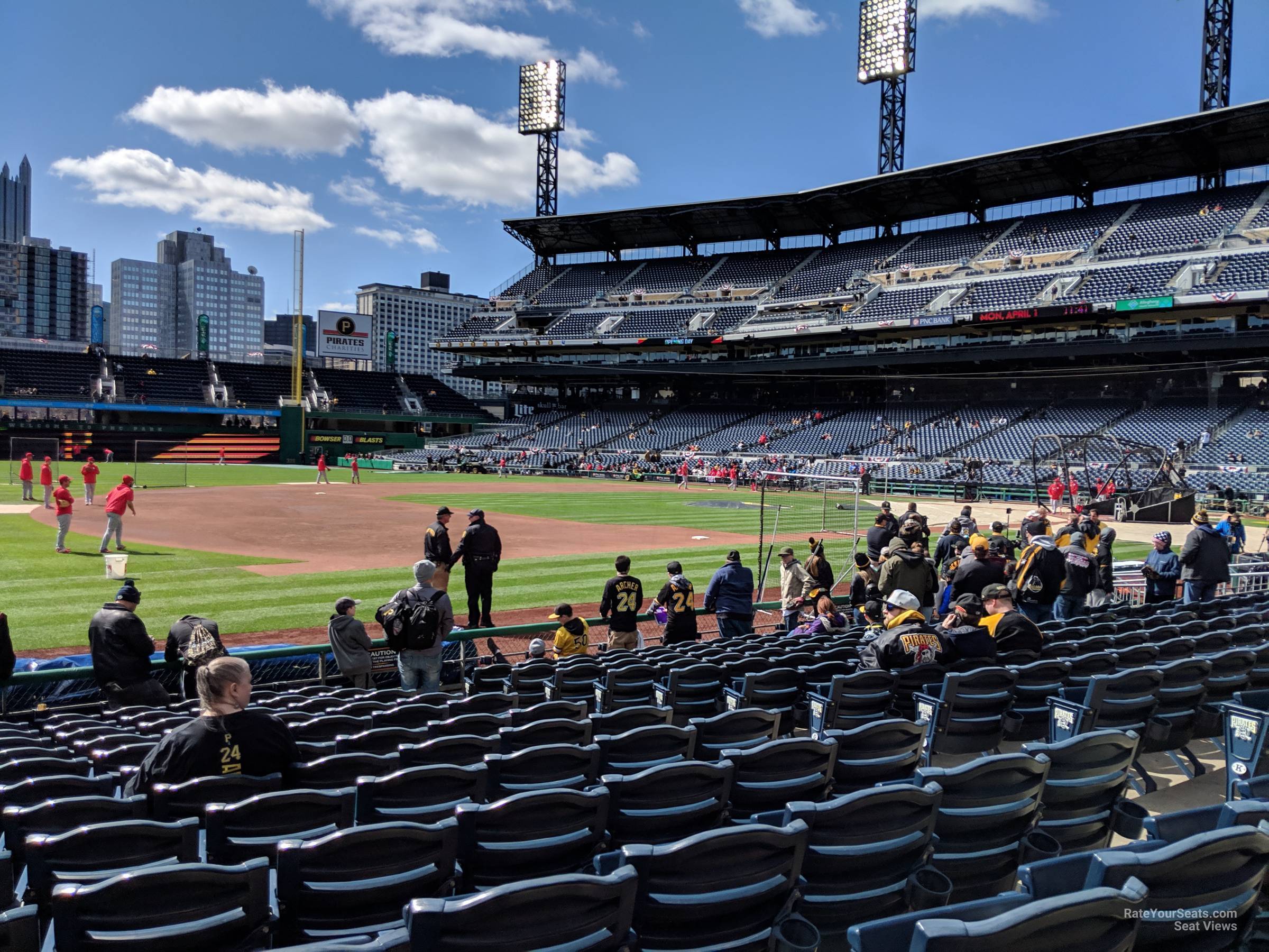 section 26, row m seat view  - pnc park