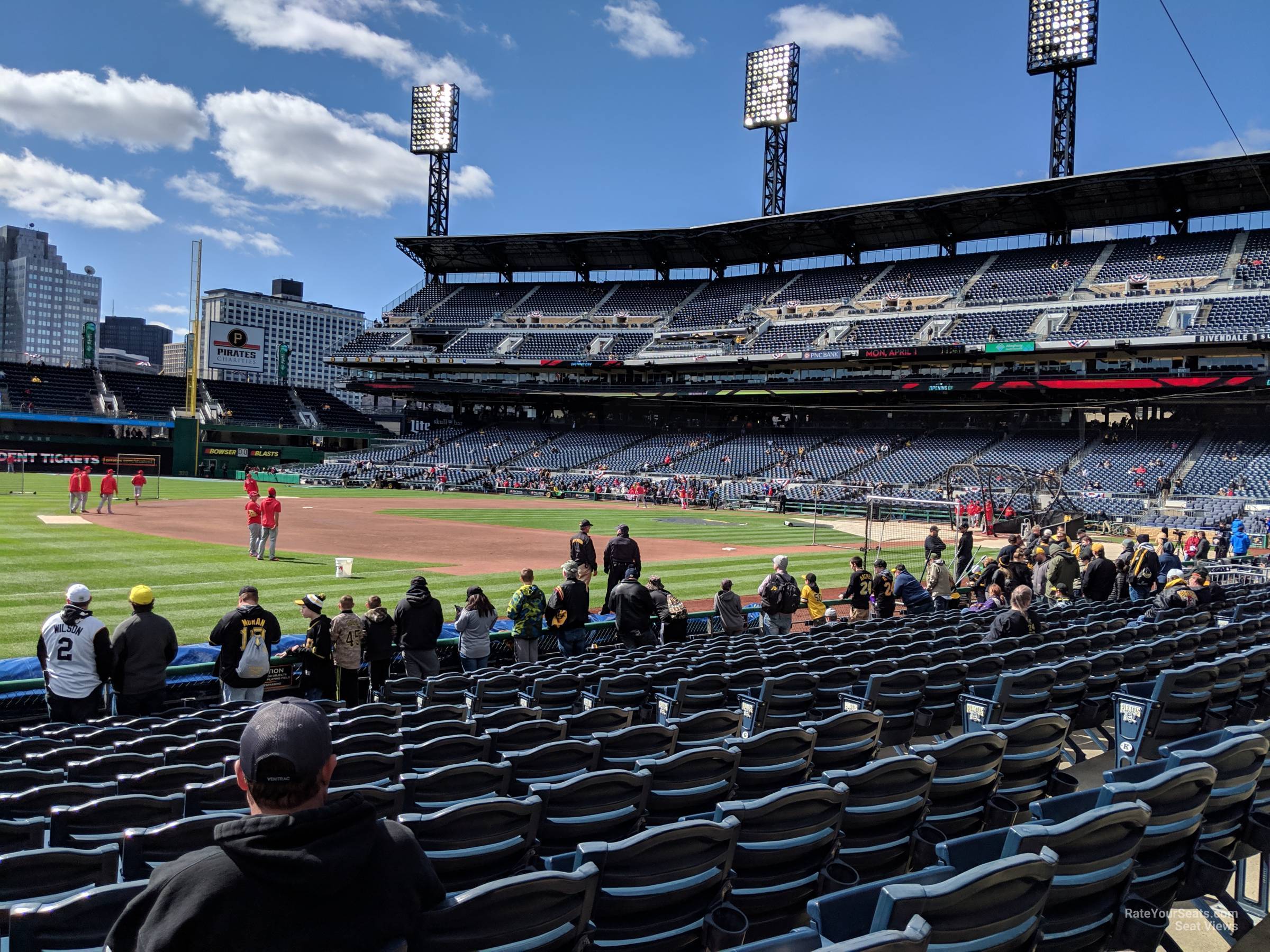 section 27, row m seat view  - pnc park