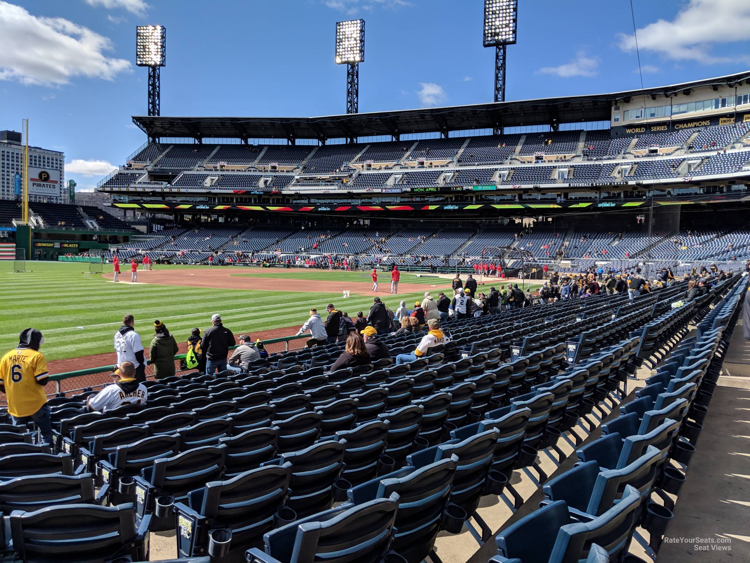 section 29, row m seat view  - pnc park