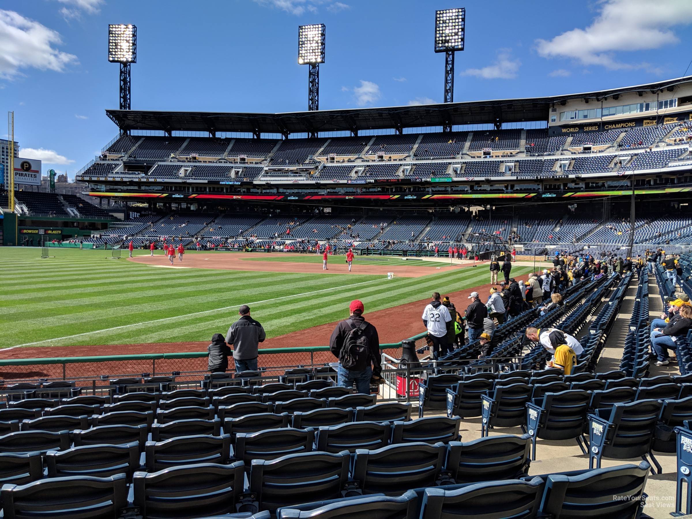 section 30, row m seat view  - pnc park