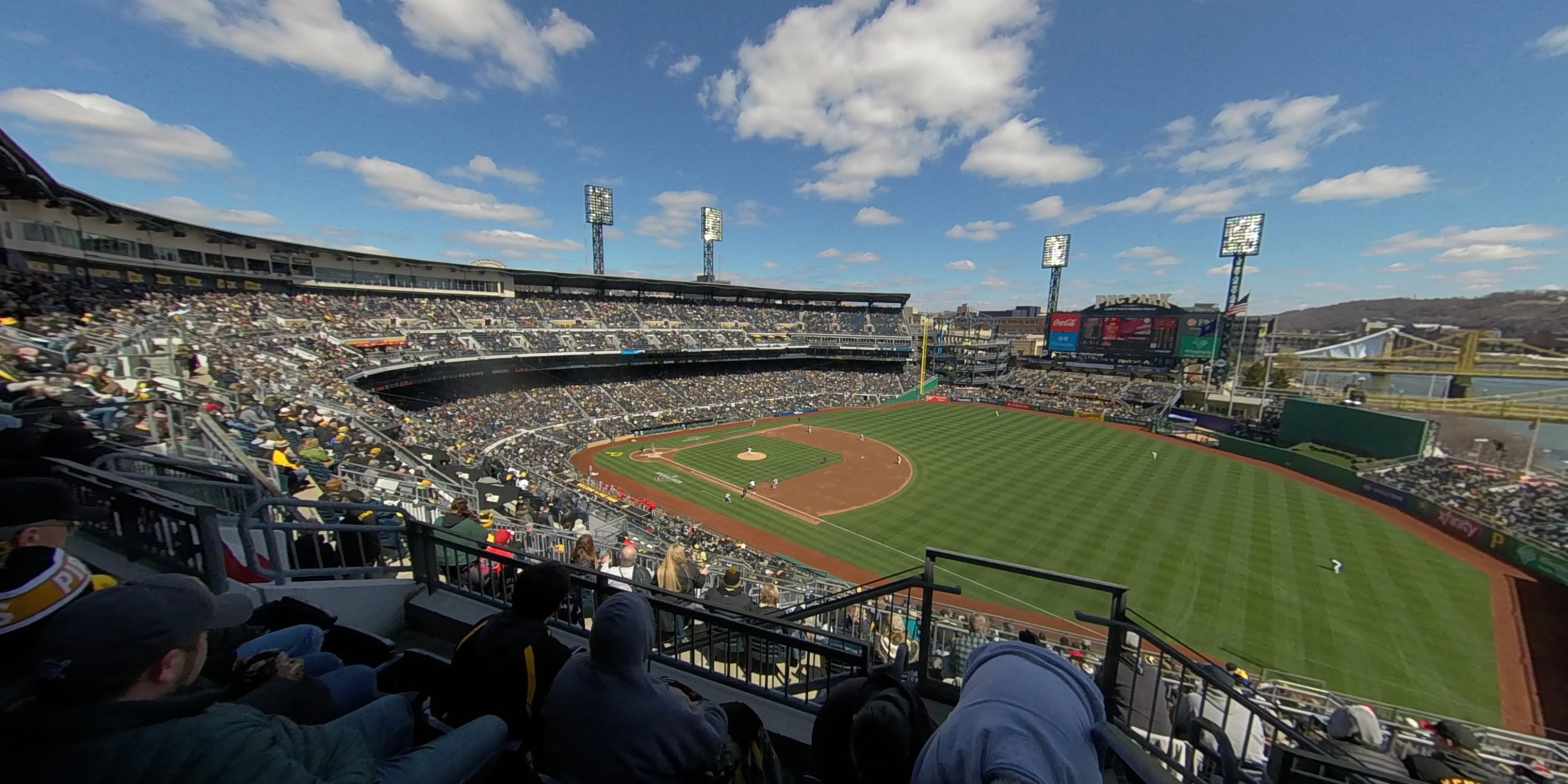 section 303 panoramic seat view  - pnc park