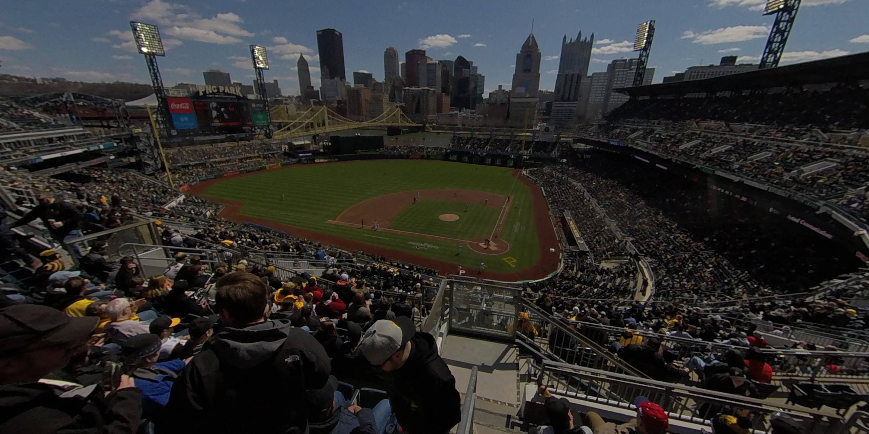 section 319 panoramic seat view  - pnc park