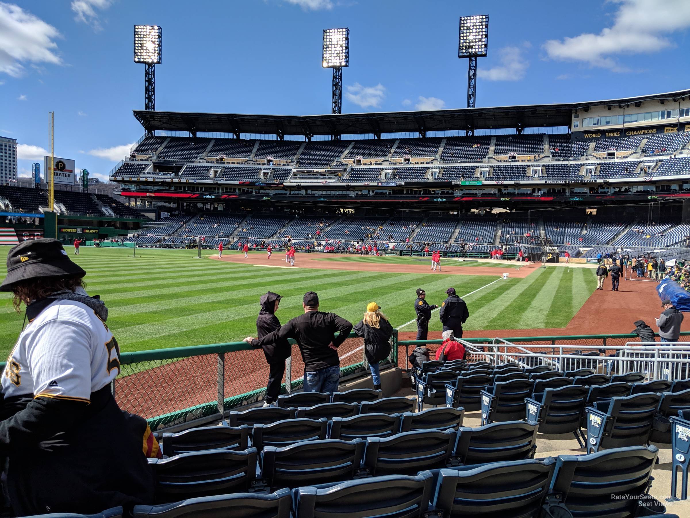 section 32, row m seat view  - pnc park