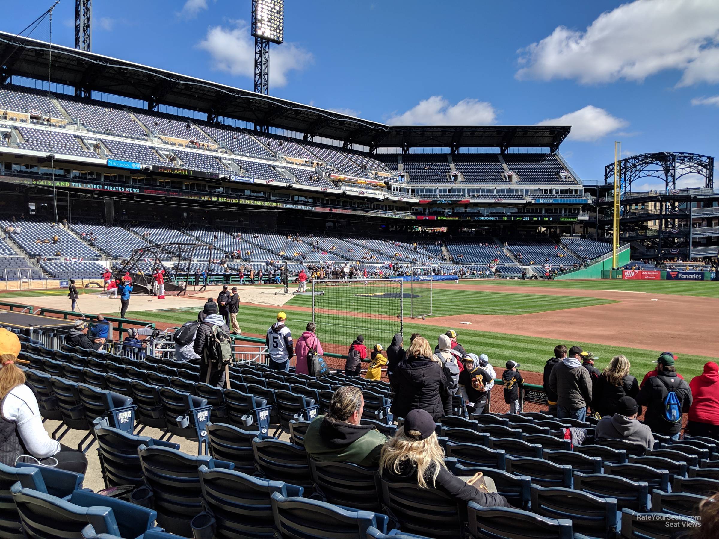 PNC Park Seating Views - RateYourSeats.com