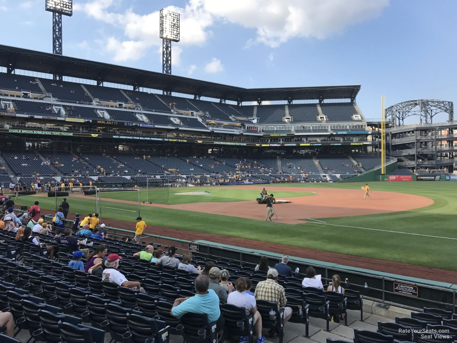 section 6, row m seat view  - pnc park