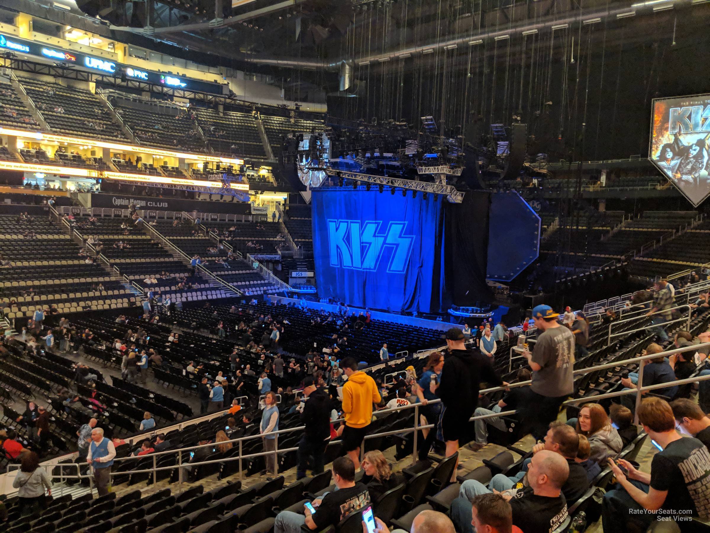 PPG Paints Arena Section 104 Concert Seating
