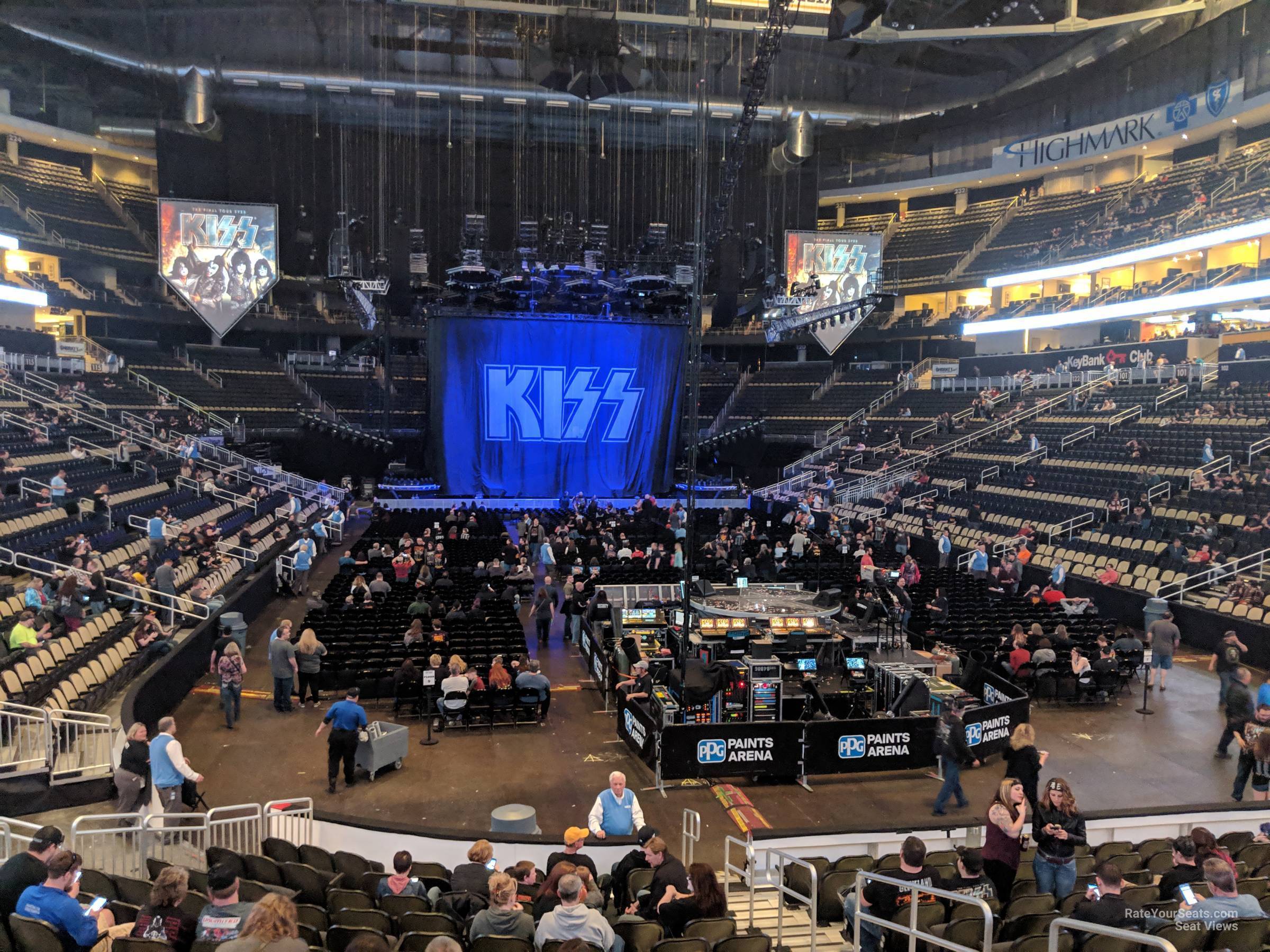 PPG Paints Arena Section 108 Concert Seating