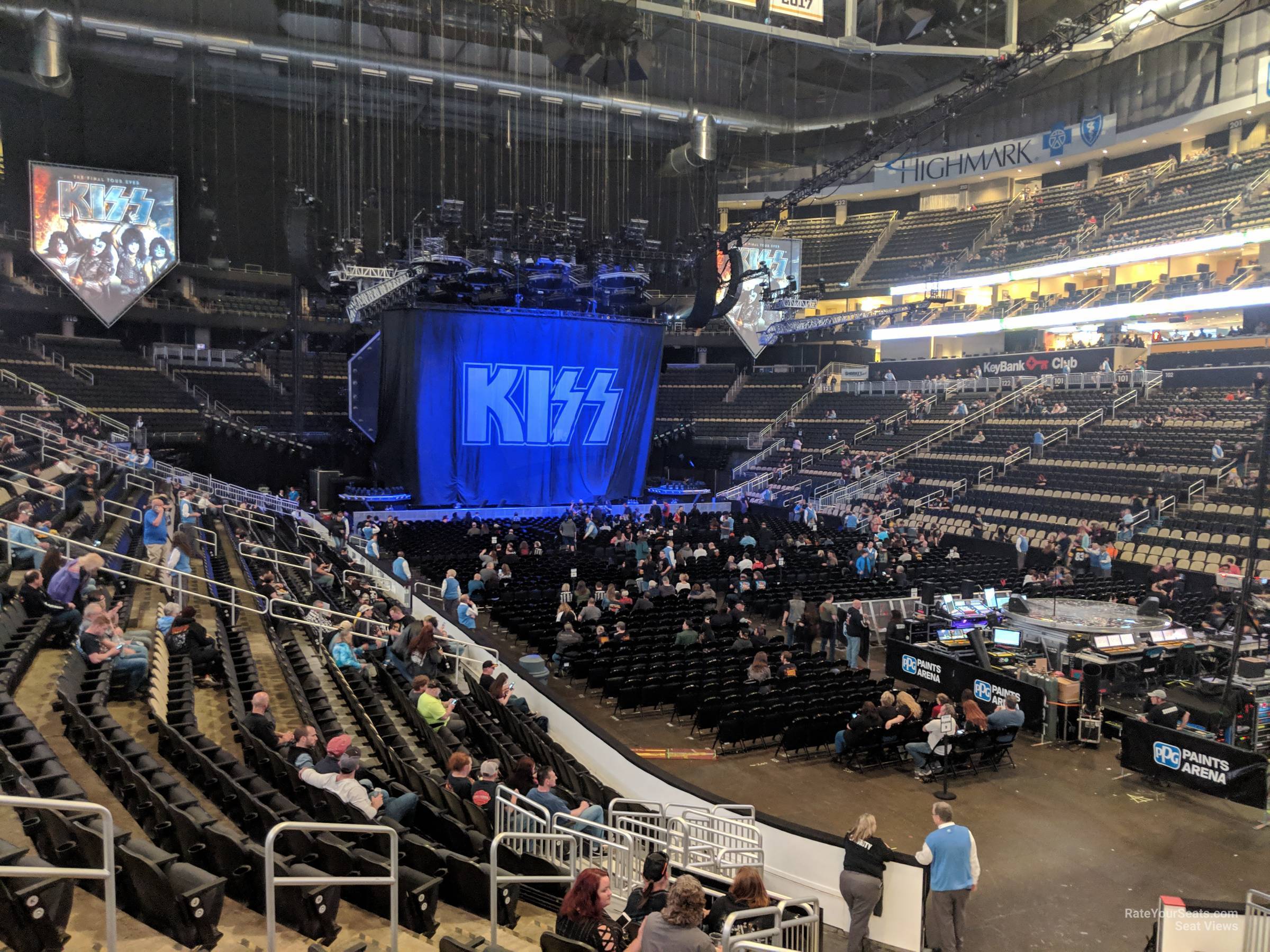 PPG Paints Arena Section 109 Concert Seating