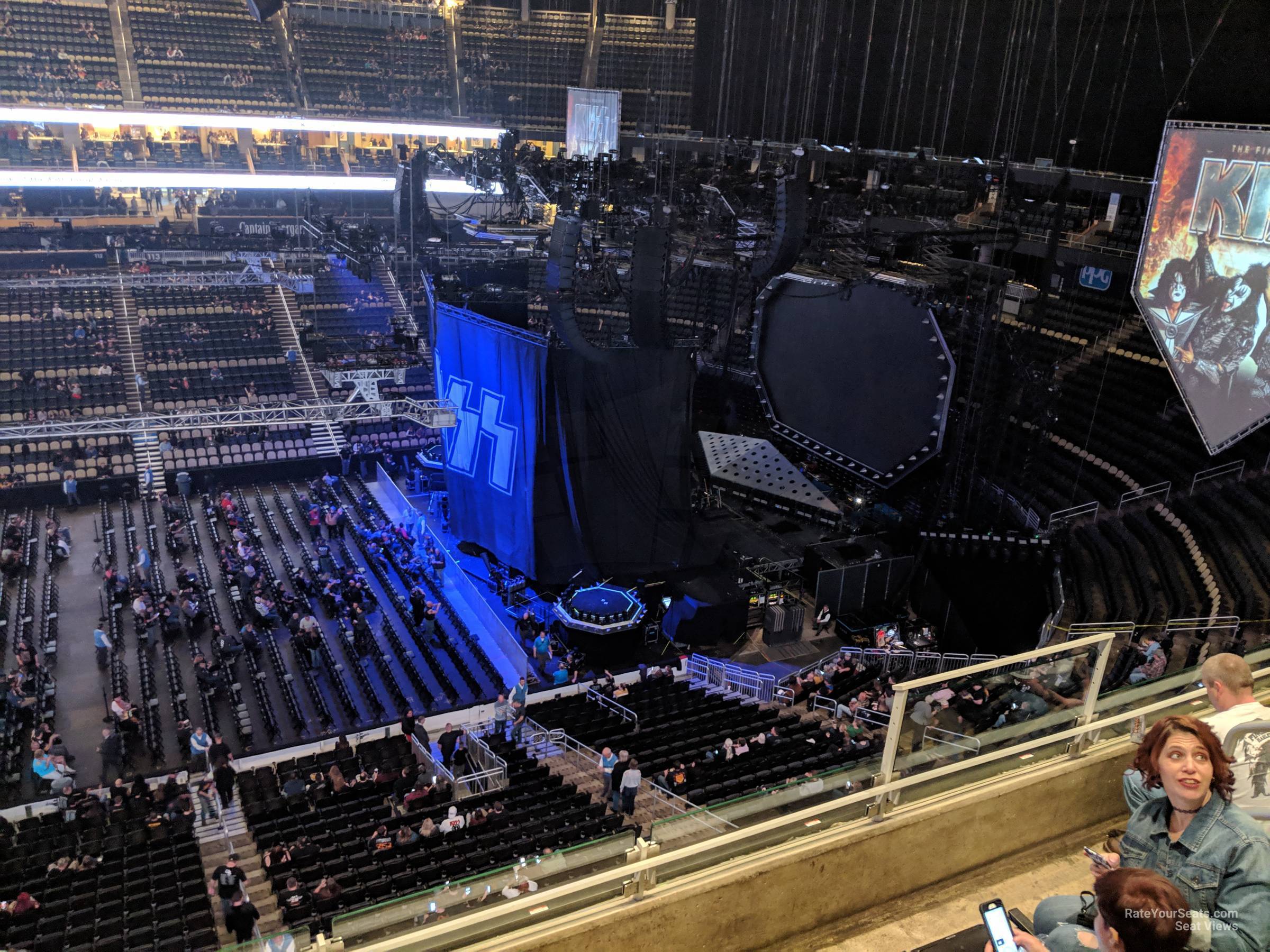 section 202, row c seat view  for concert - ppg paints arena