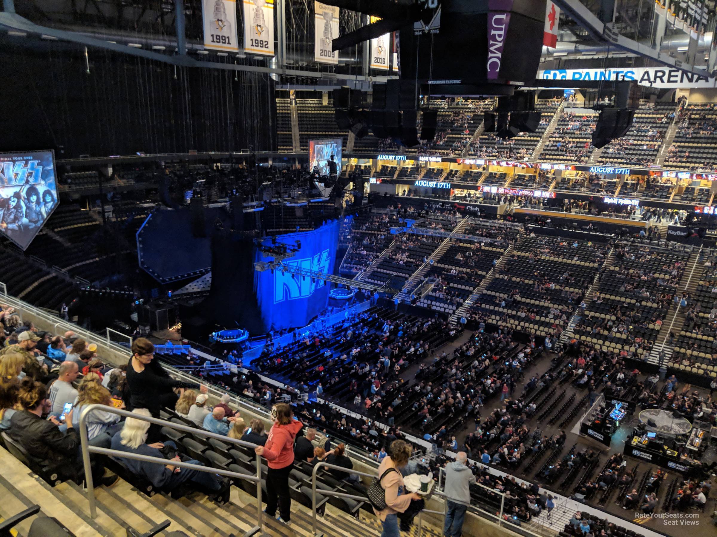 PPG Paints Arena Section 217 Concert Seating