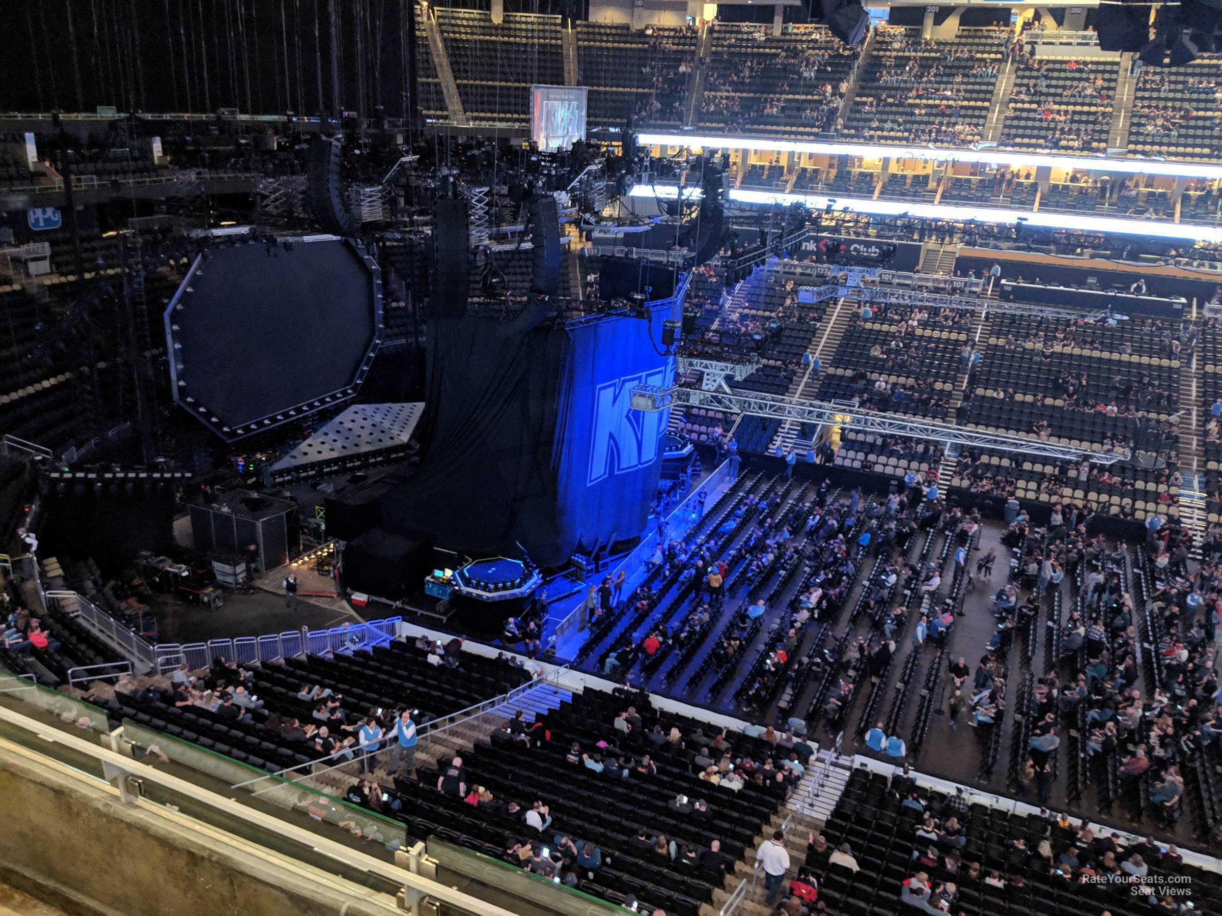 PPG Paints Arena Section 220 Concert Seating