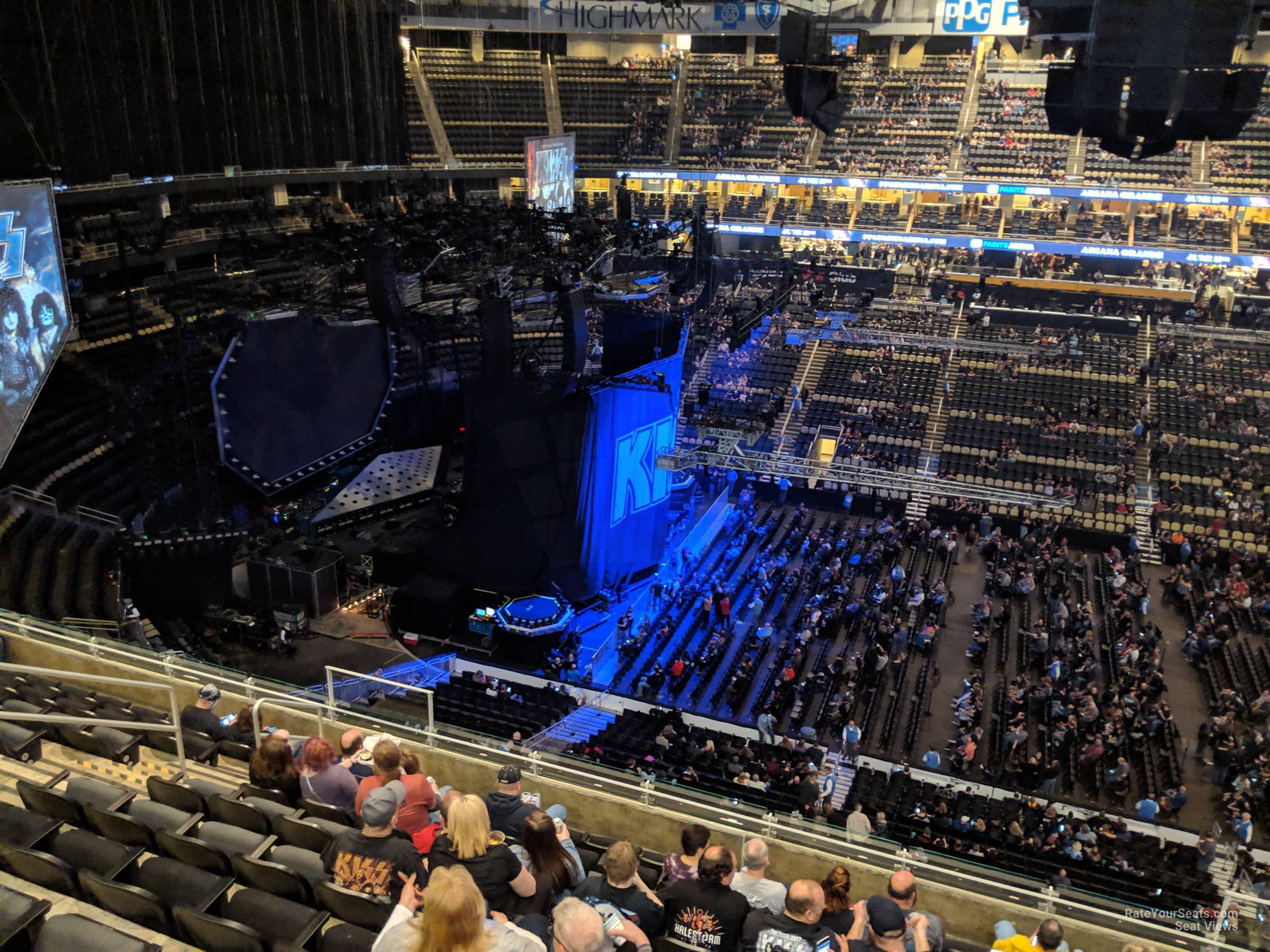 PPG Paints Arena Section 220 Concert Seating