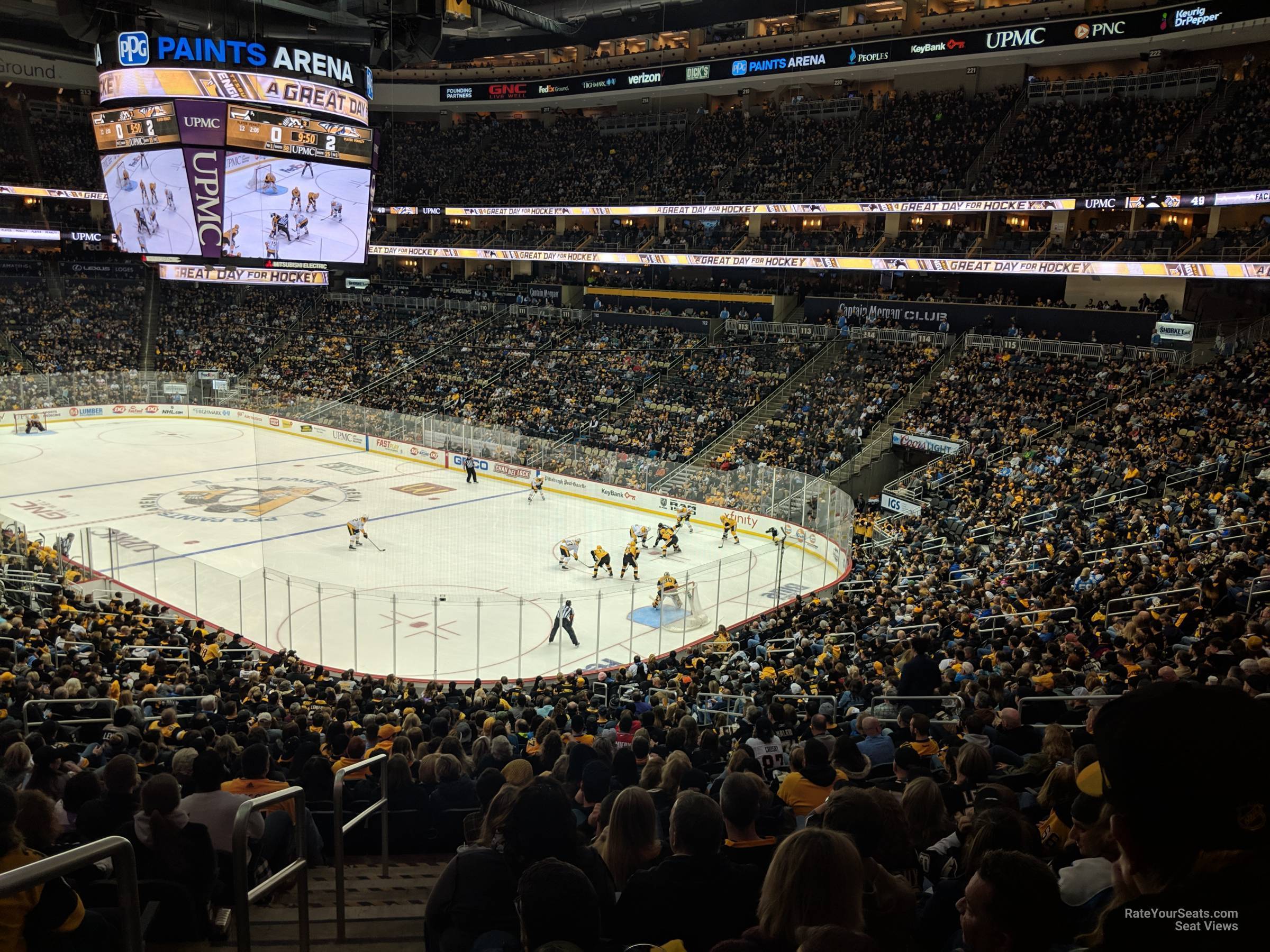 Section 207 at PPG Paints Arena 