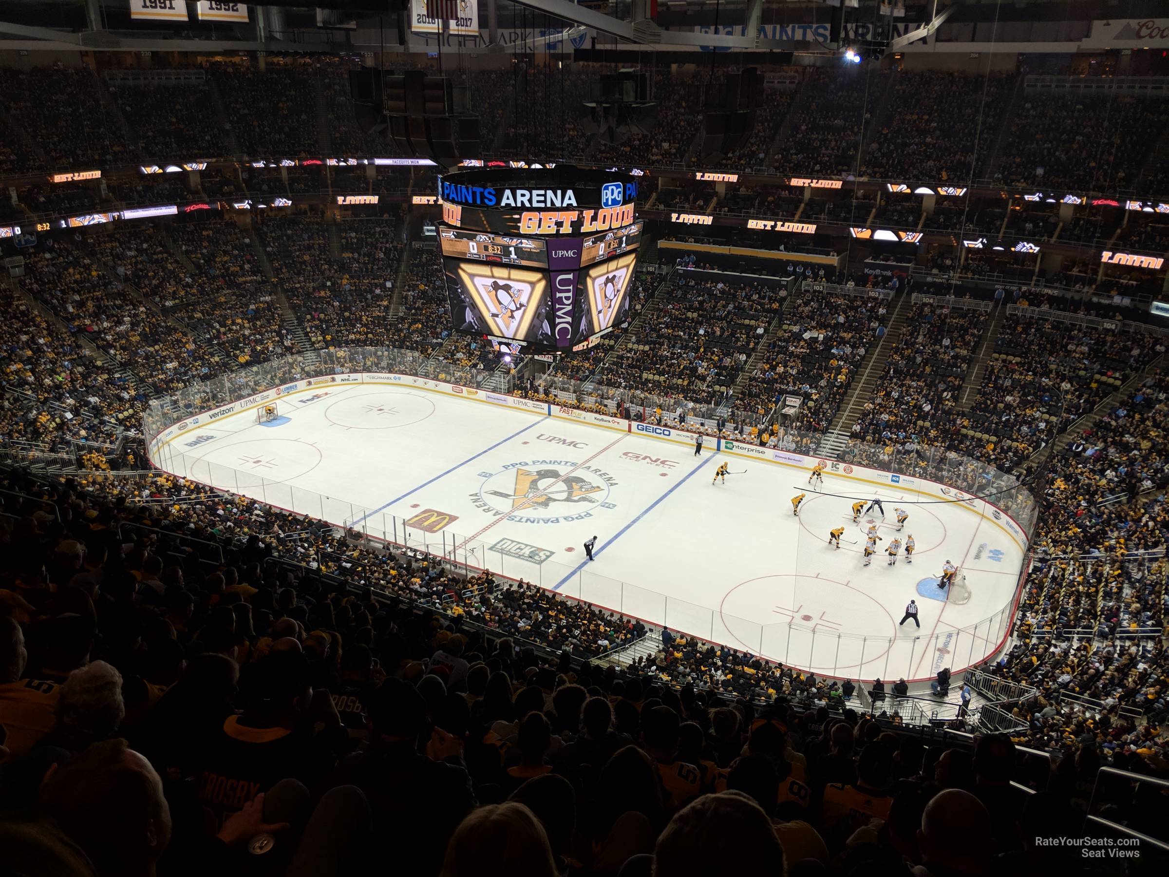 Pittsburgh Penguins Interactive Seating Chart with Seat Views