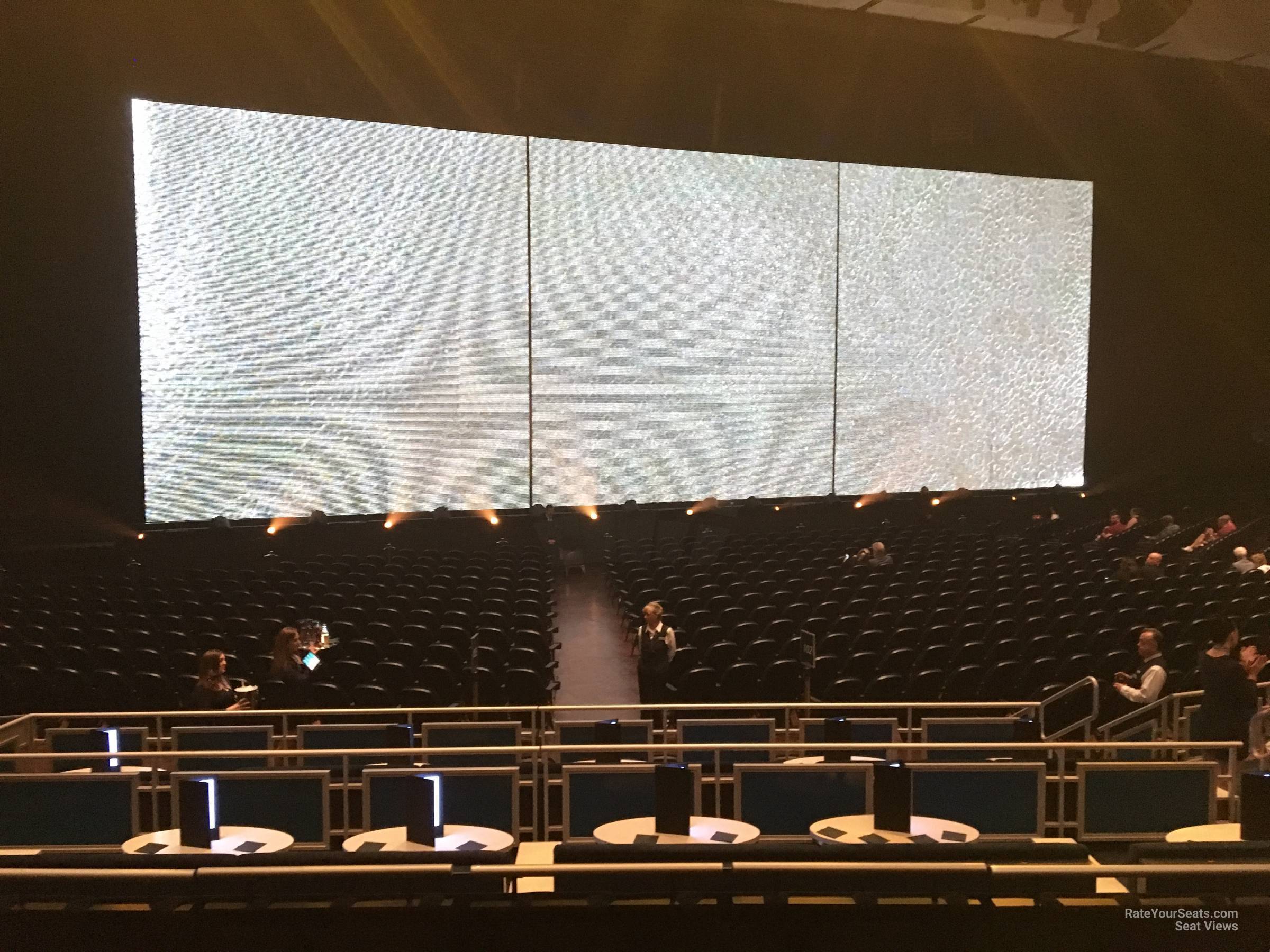 section 204, row k seat view  - dolby live at park mgm