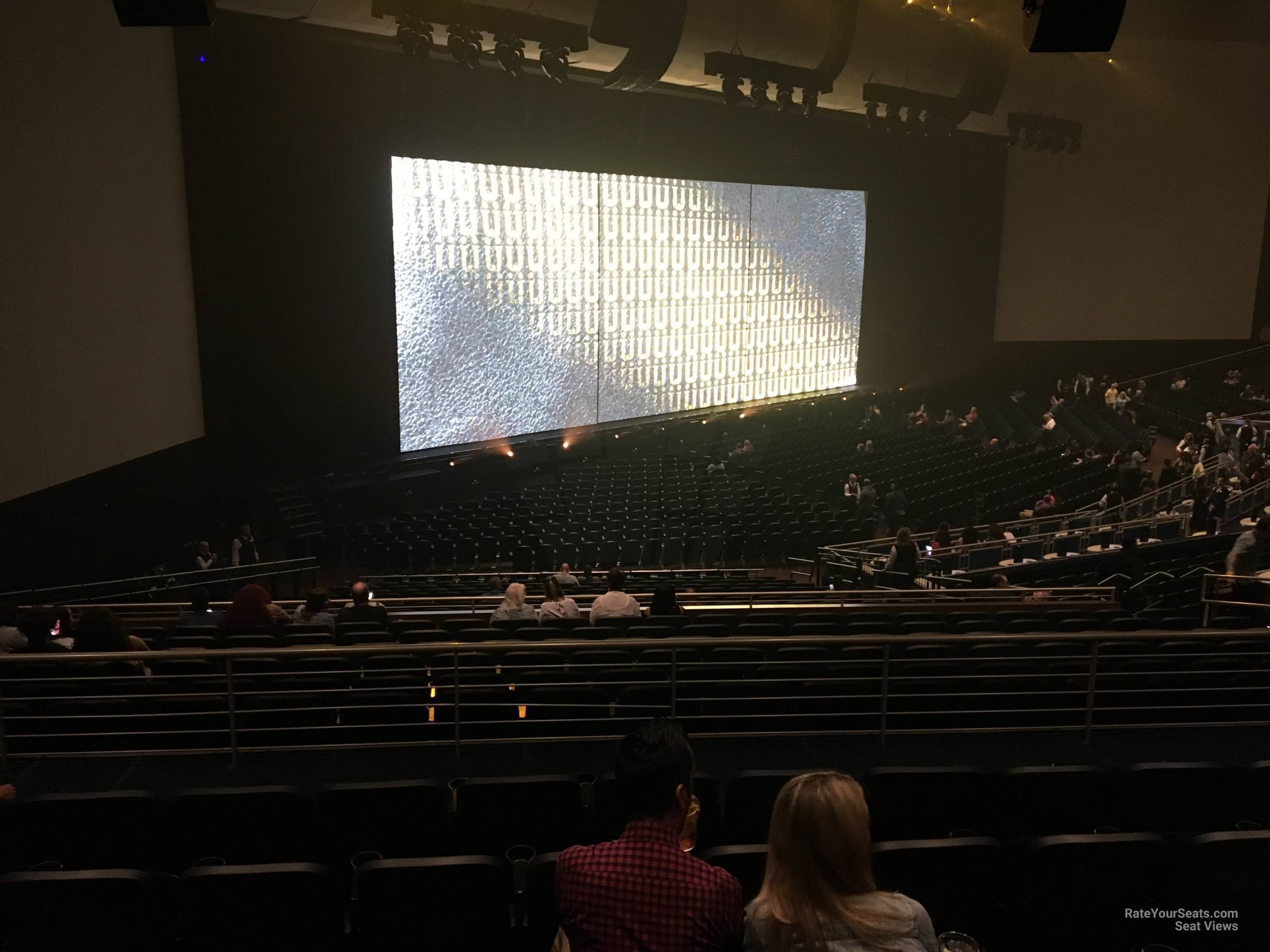 section 306, row m seat view  - dolby live at park mgm