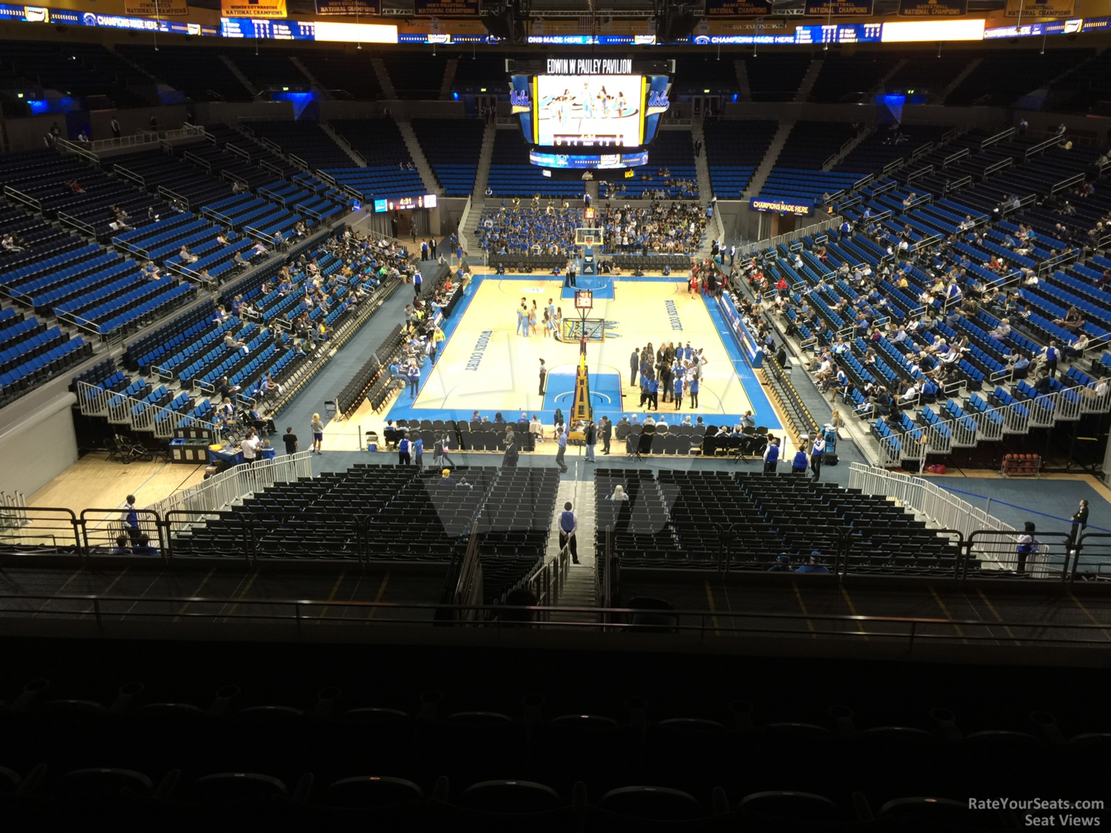 section 209, row 6 seat view  - pauley pavilion