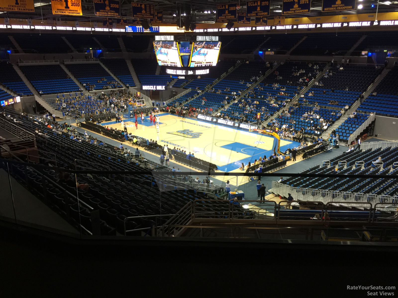 section 211c, row 6 seat view  - pauley pavilion
