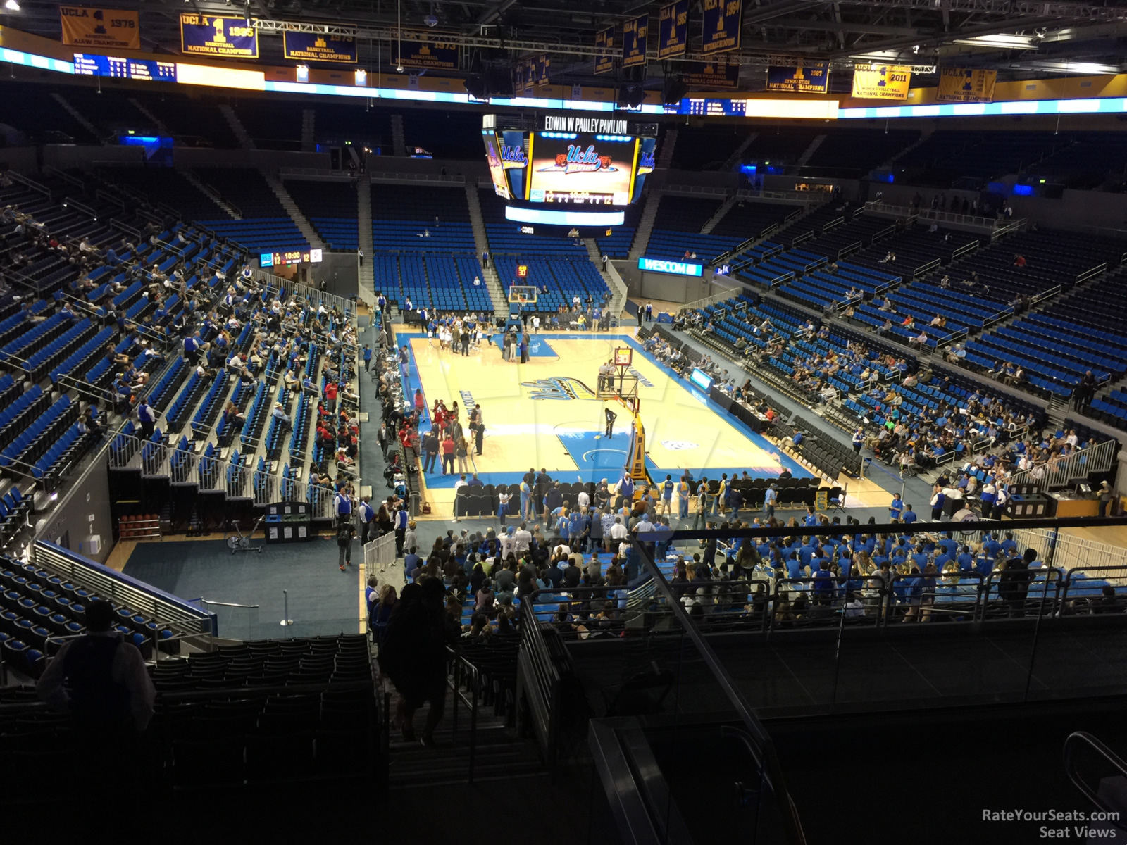 section 223a, row 6 seat view  - pauley pavilion