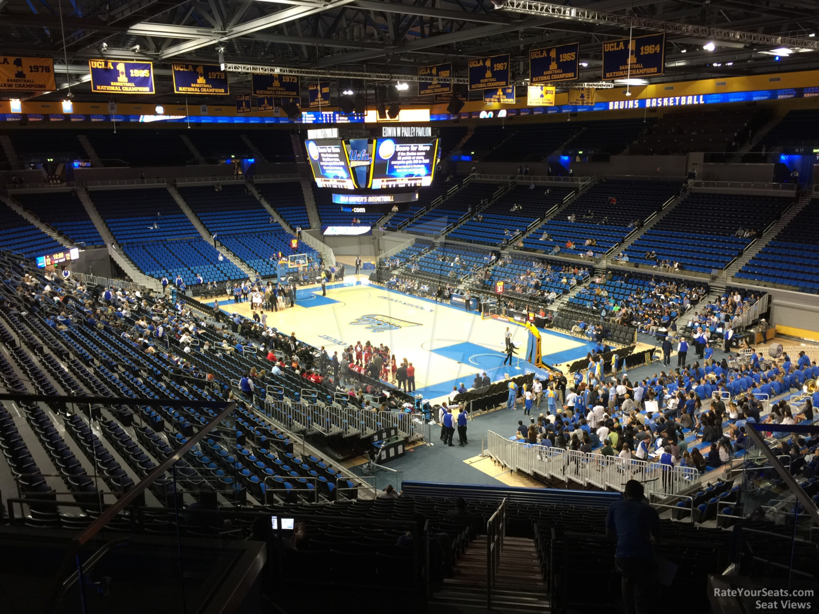 section 224a, row 6 seat view  - pauley pavilion