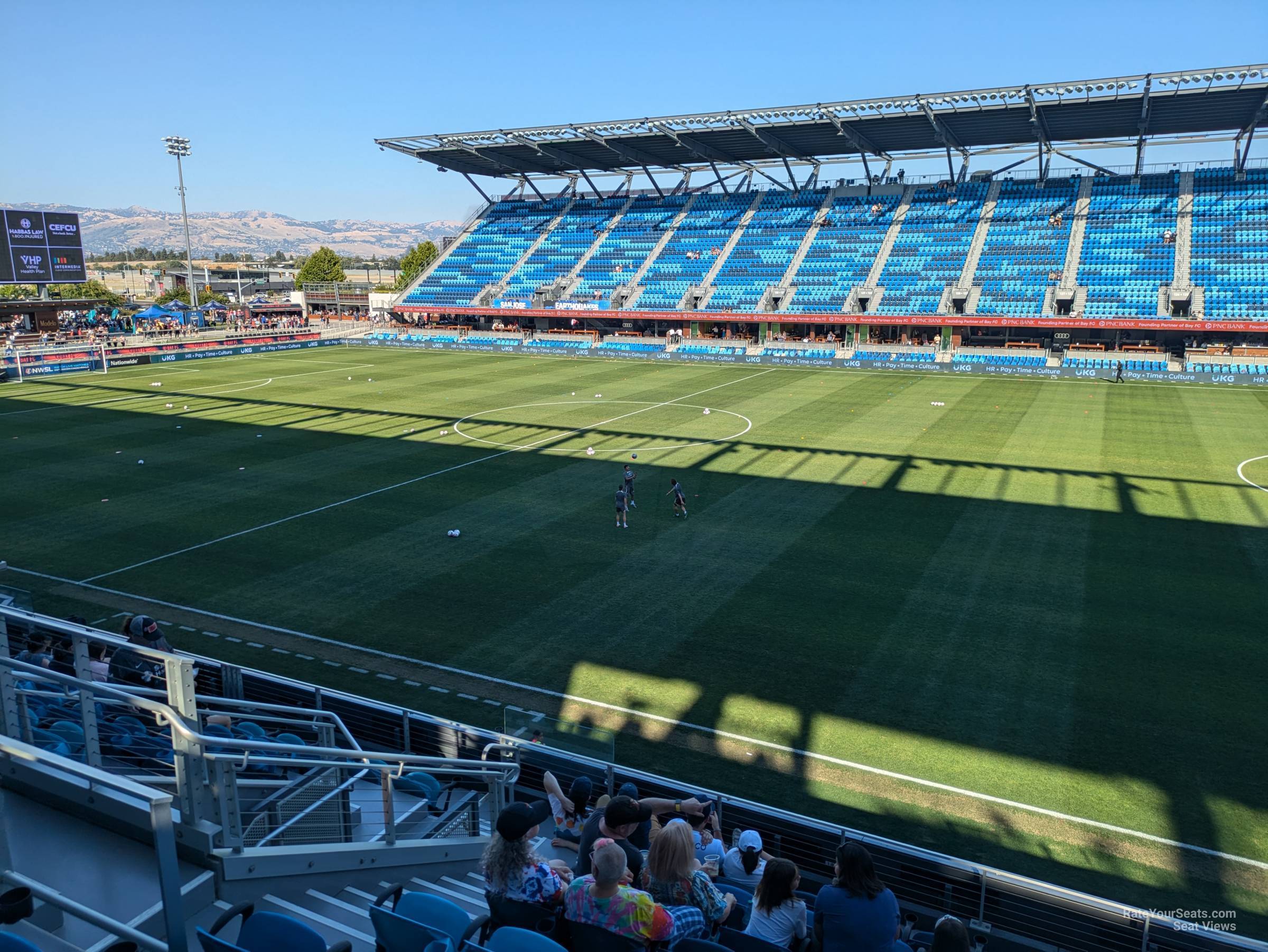 section 109, row 9 seat view  - paypal park