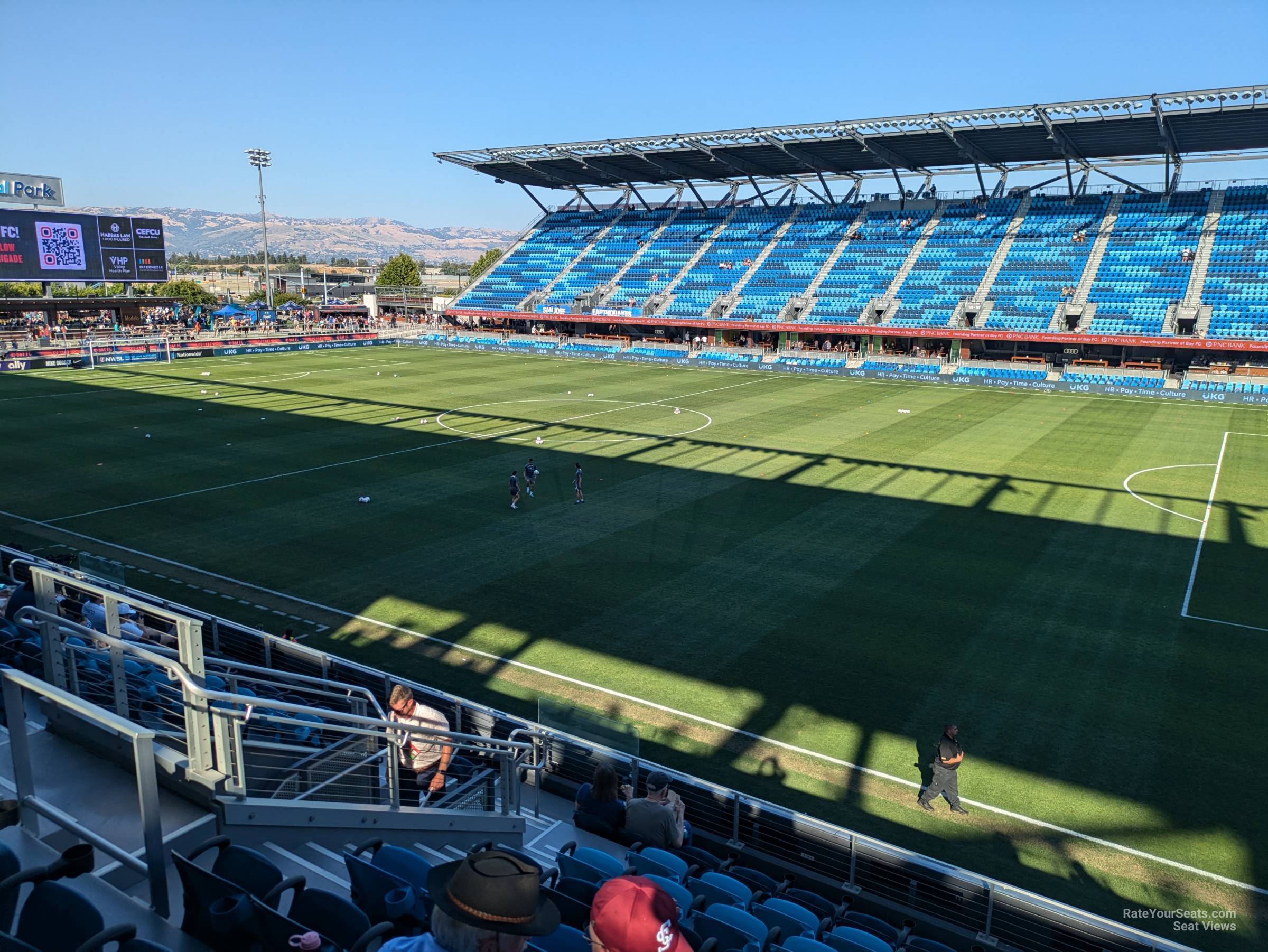 section 110, row 9 seat view  - paypal park