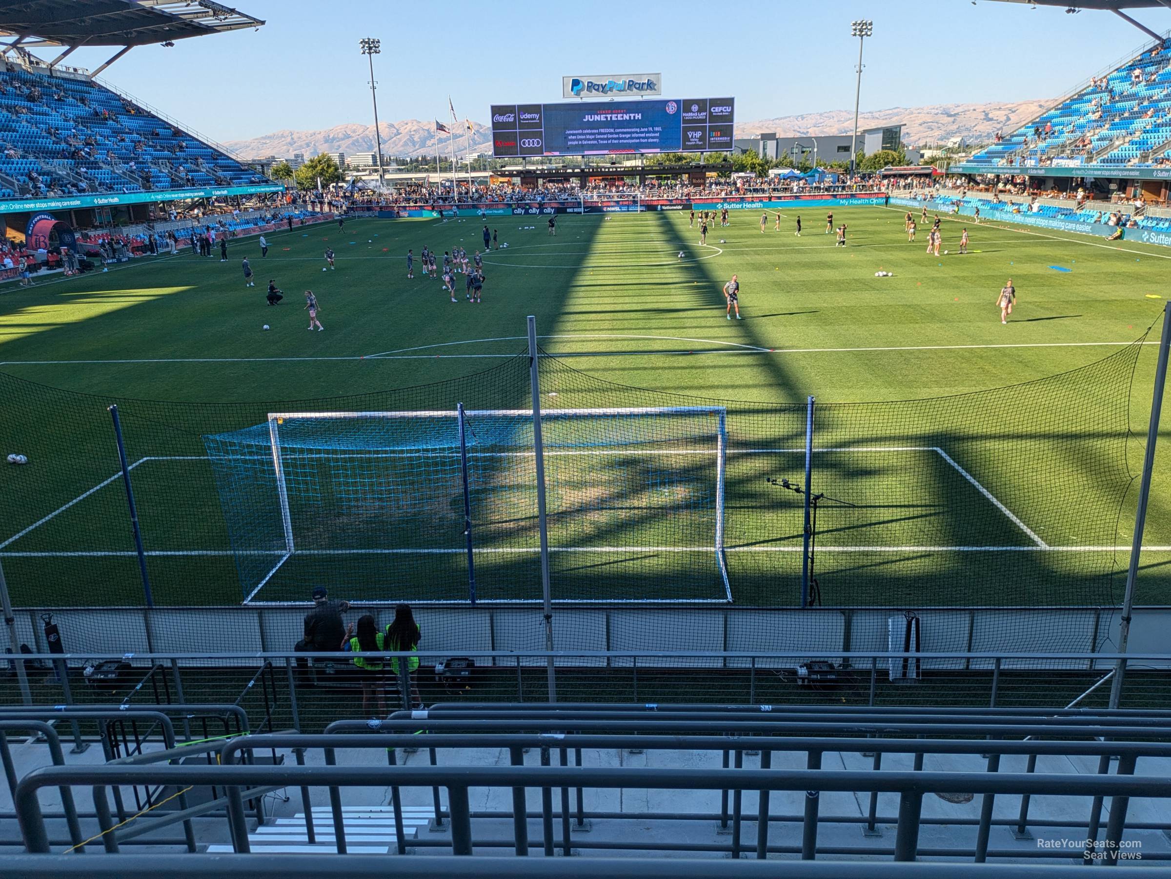 south supporters terrace seat view  - paypal park