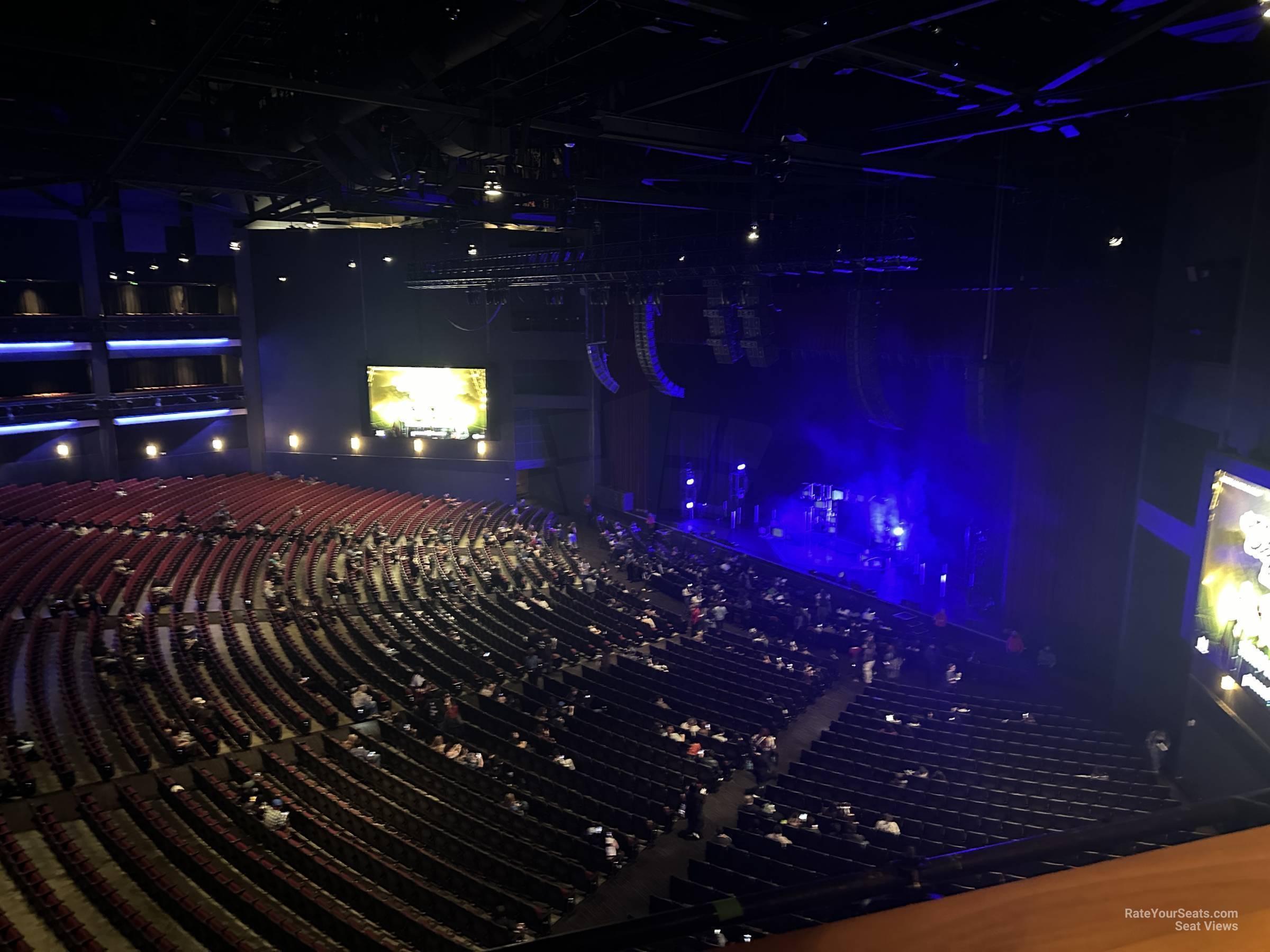 view from mezzanine box b row reserved seat view - peacock theater