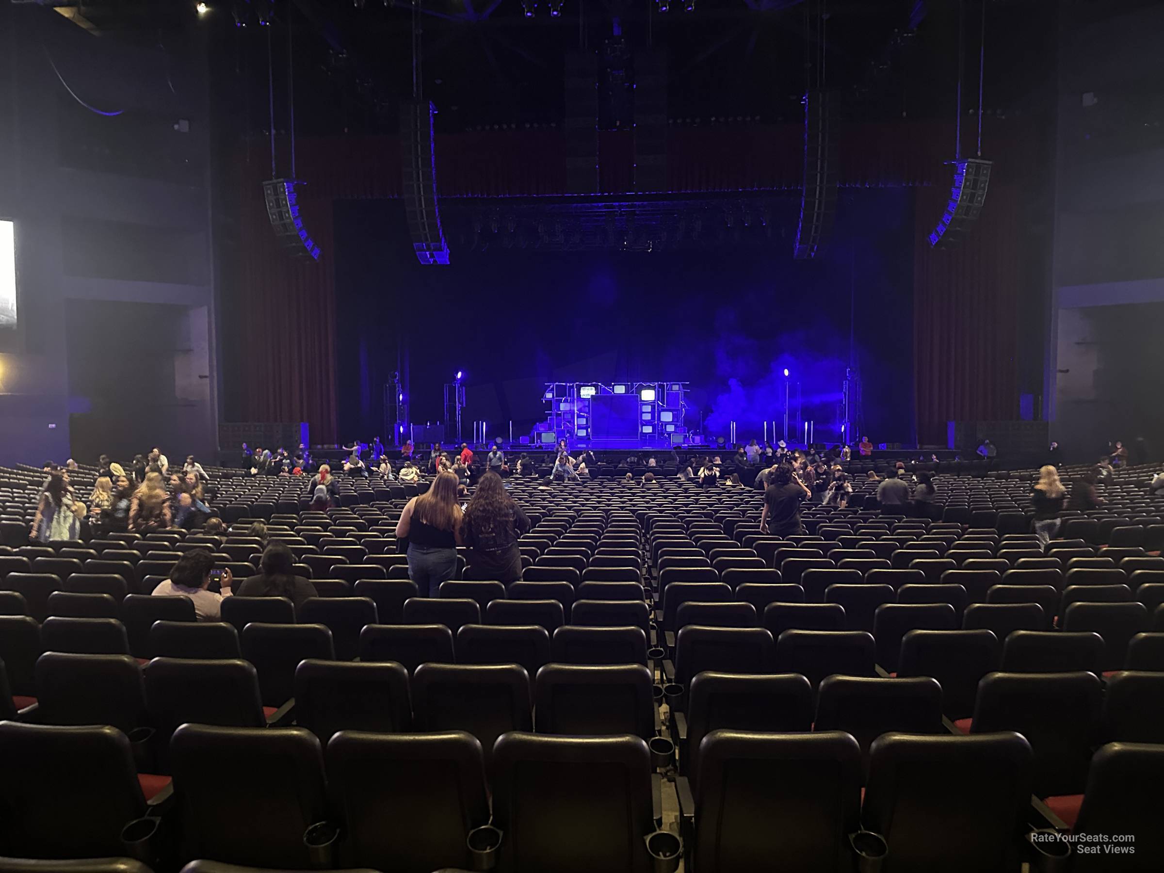 view from orchestra center row hh seat view - peacock theater