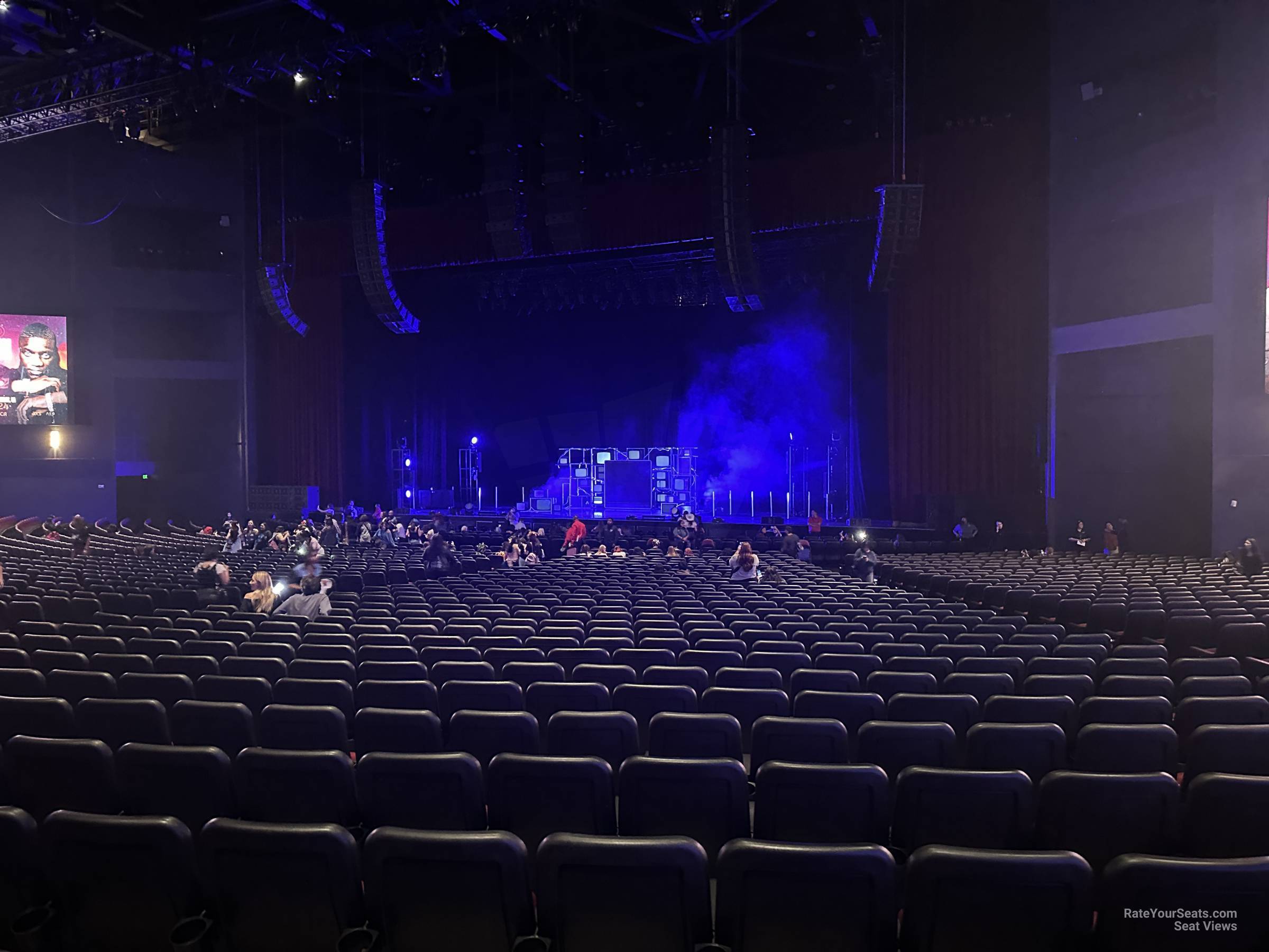 view from orchestra right center row hh seat view - peacock theater