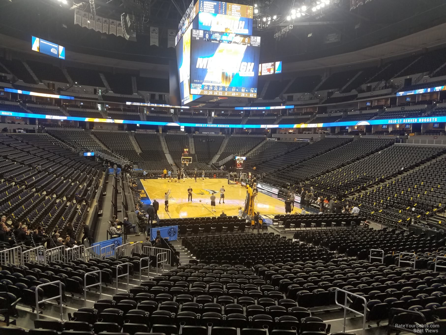 Denver Nuggets Seating Chart Rows