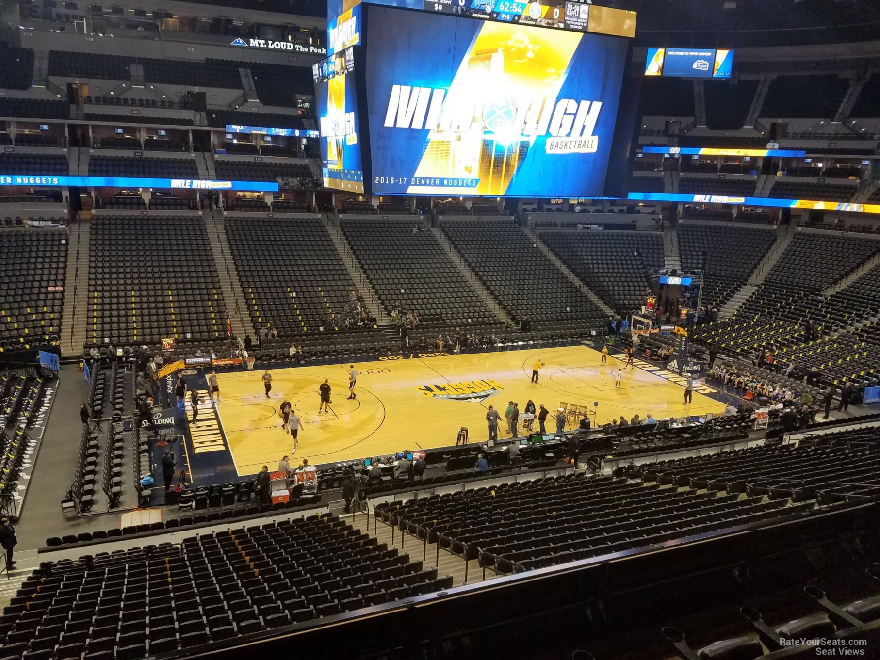 section 204, row 4 seat view  for basketball - ball arena