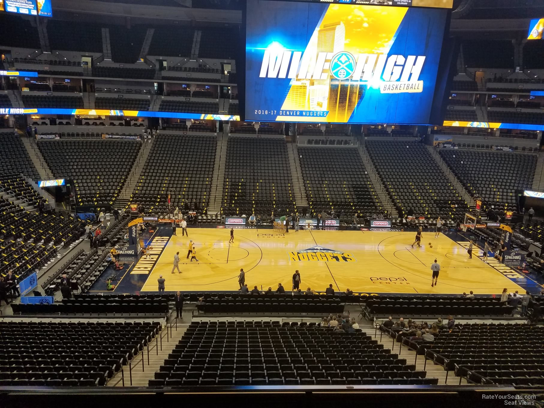 section 232, row 4 seat view  for basketball - ball arena