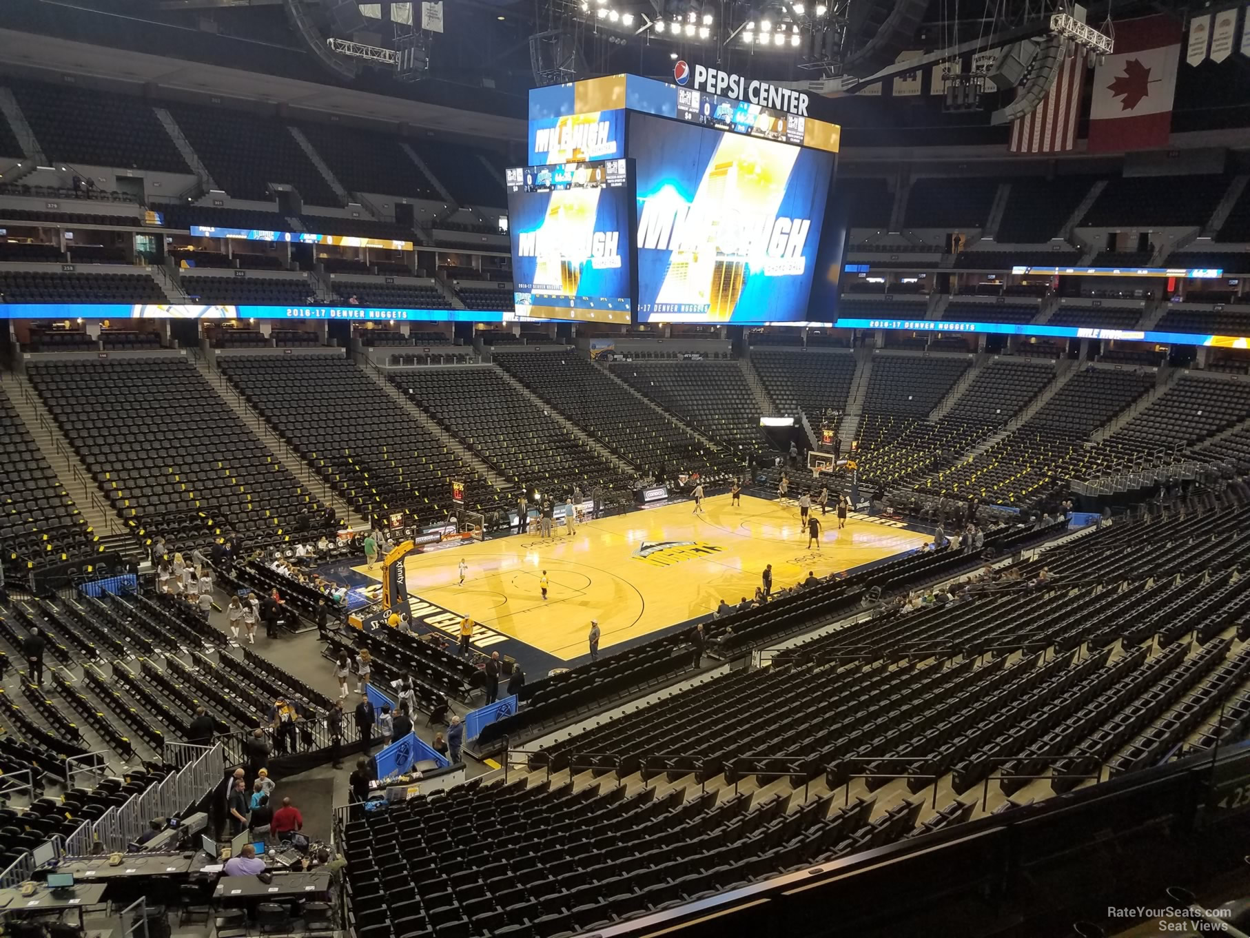 section 238, row 4 seat view  for basketball - ball arena