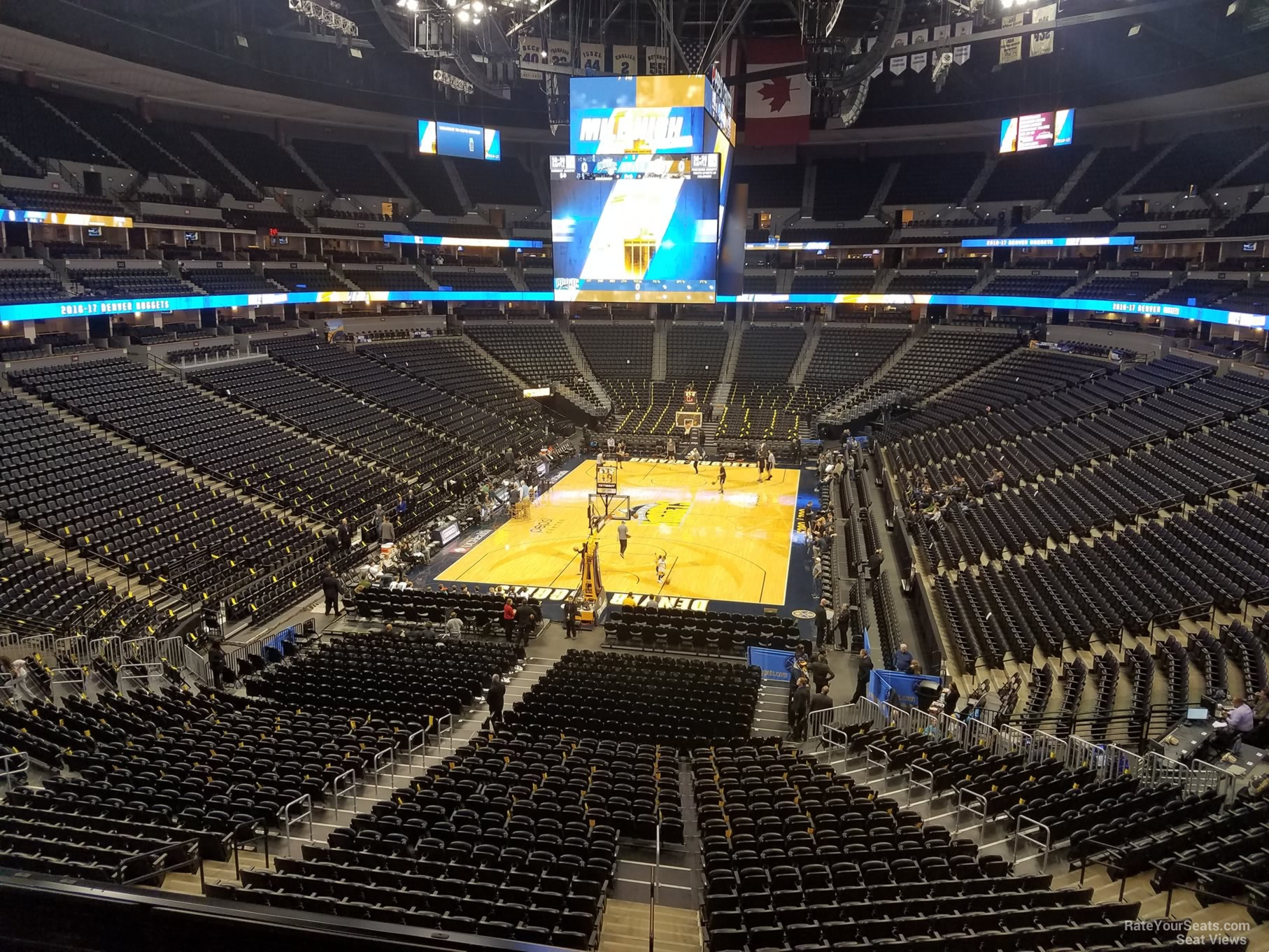 section 244, row 4 seat view  for basketball - ball arena