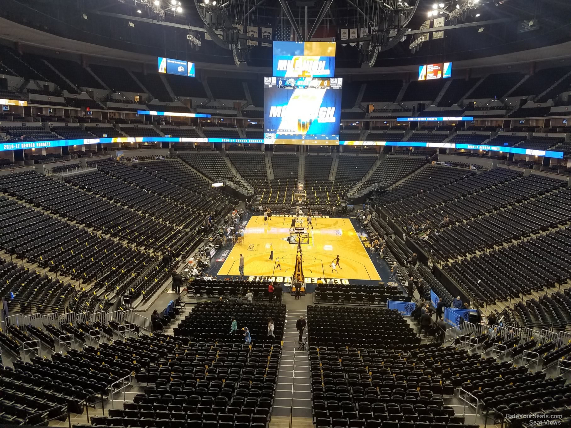 section 246, row 4 seat view  for basketball - ball arena